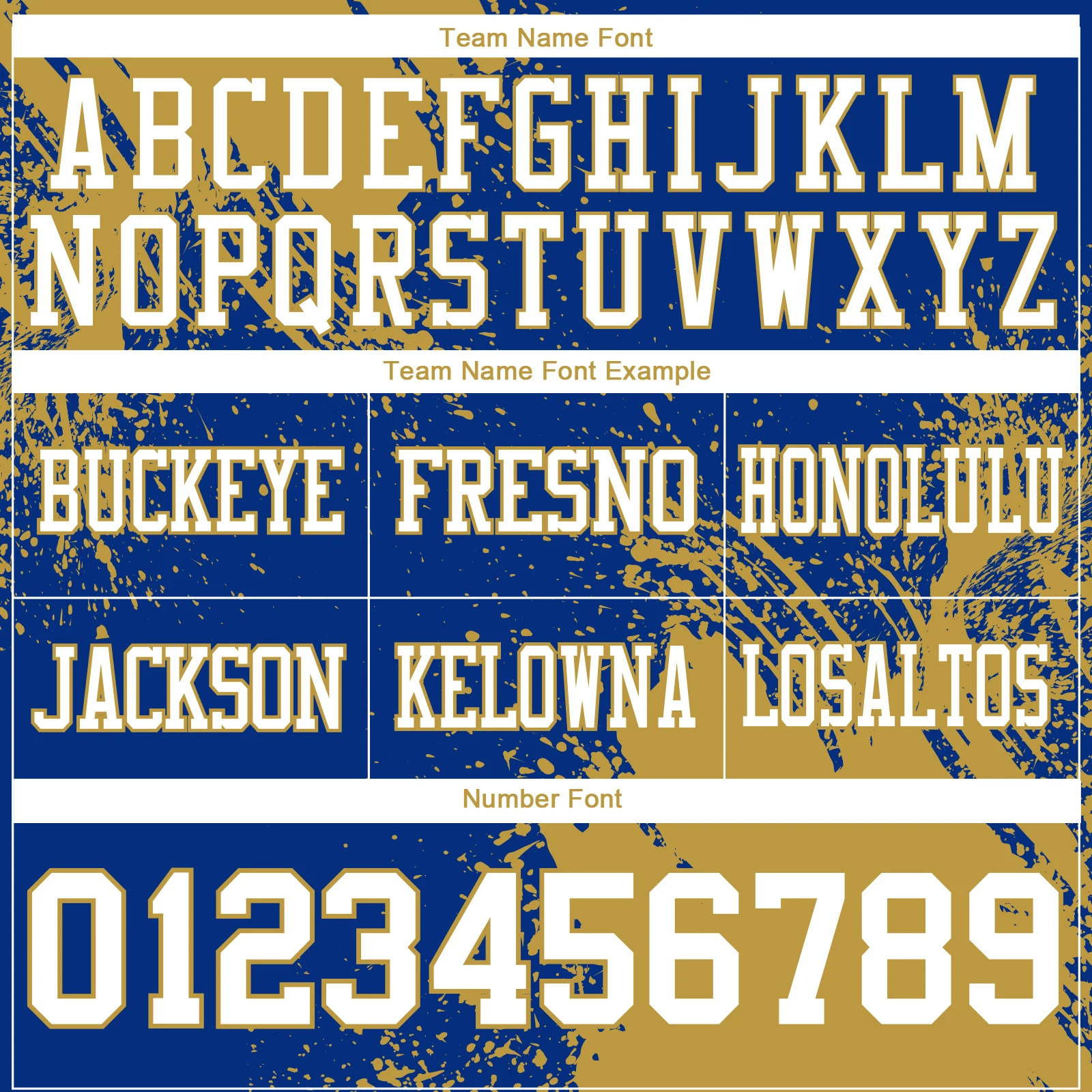 Custom Royal White-Old Gold 3D Pattern Abstract Brush Stroke Authentic Football Jersey - Image 3