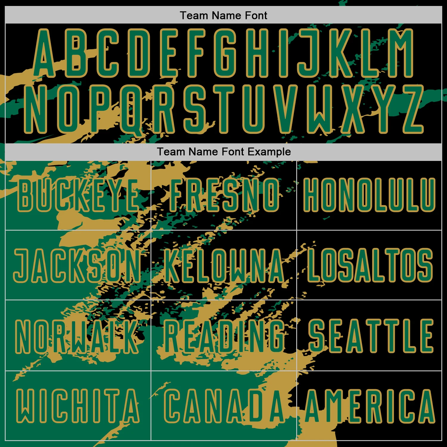 Custom Black Kelly Green-Old Gold Abstract Fragment Art Splash Sports Sublimation Soccer Uniform Jersey - Image 5