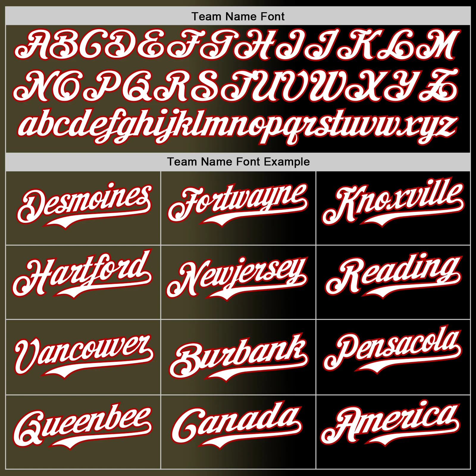 Custom Black White Olive-Red Authentic Gradient Fashion Baseball Jersey - Image 4