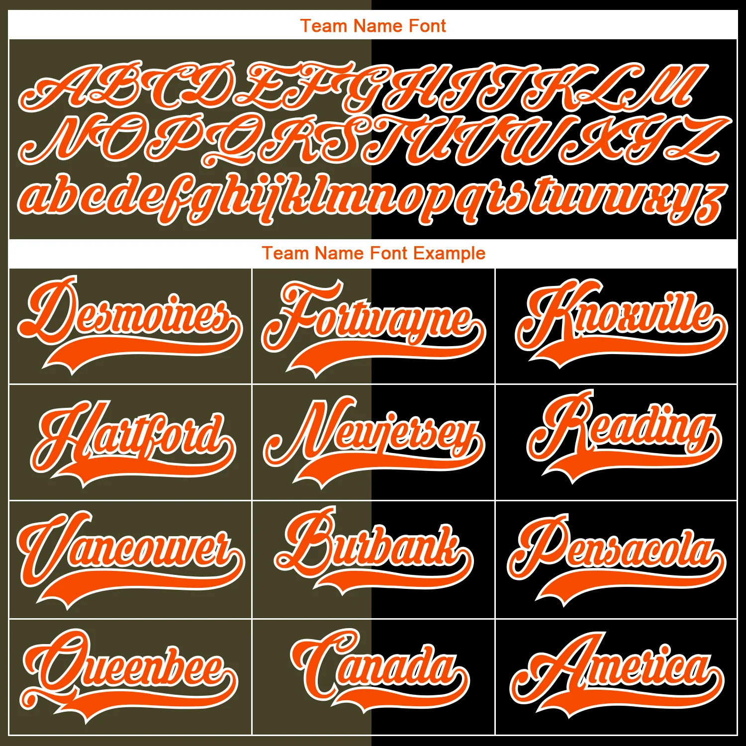 Custom Black Orange Olive-White Split Fashion Hockey Lace Neck Jersey - Image 6
