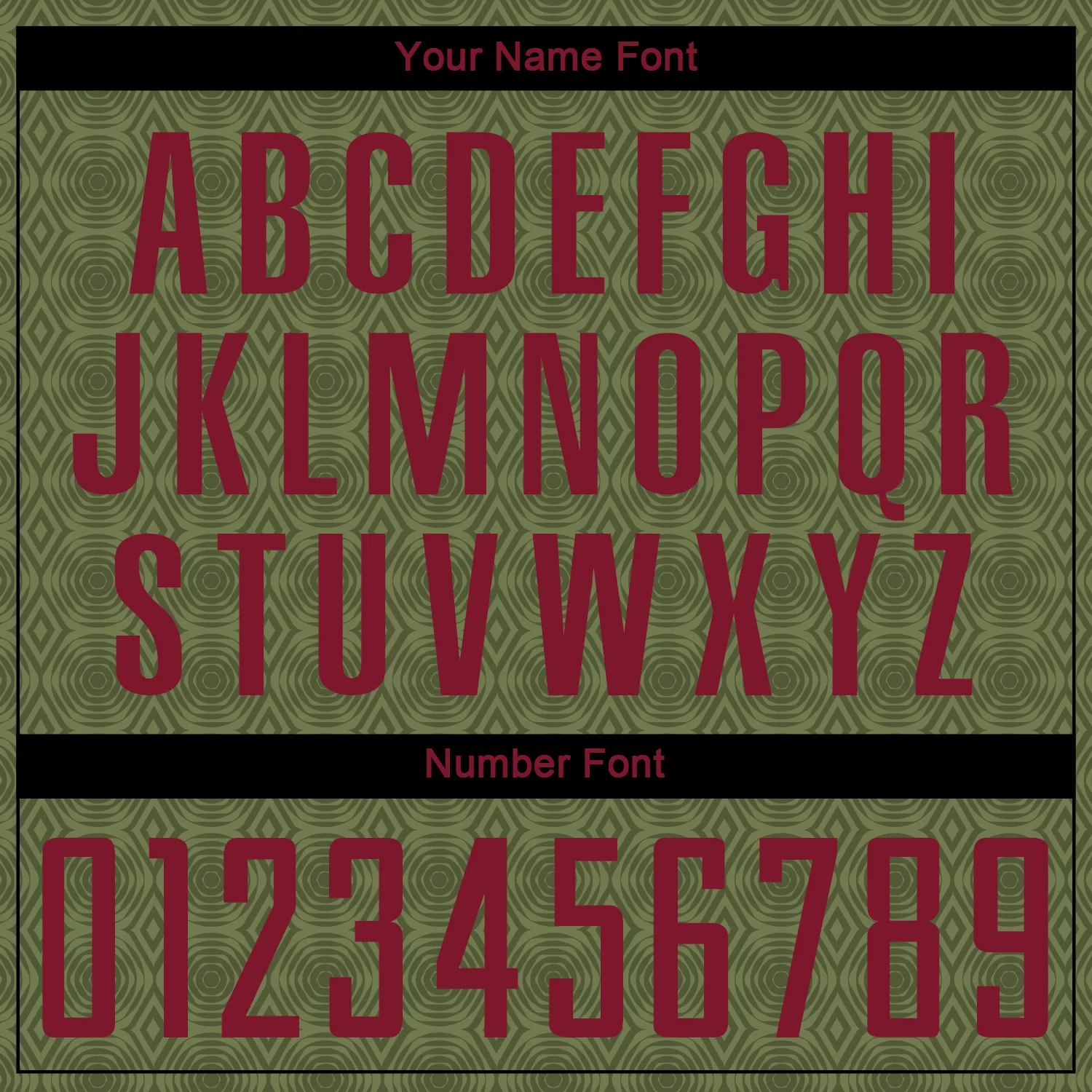 Custom Olive Crimson Geometric Shapes Sublimation Salute To Service Soccer Uniform Jersey - Image 6