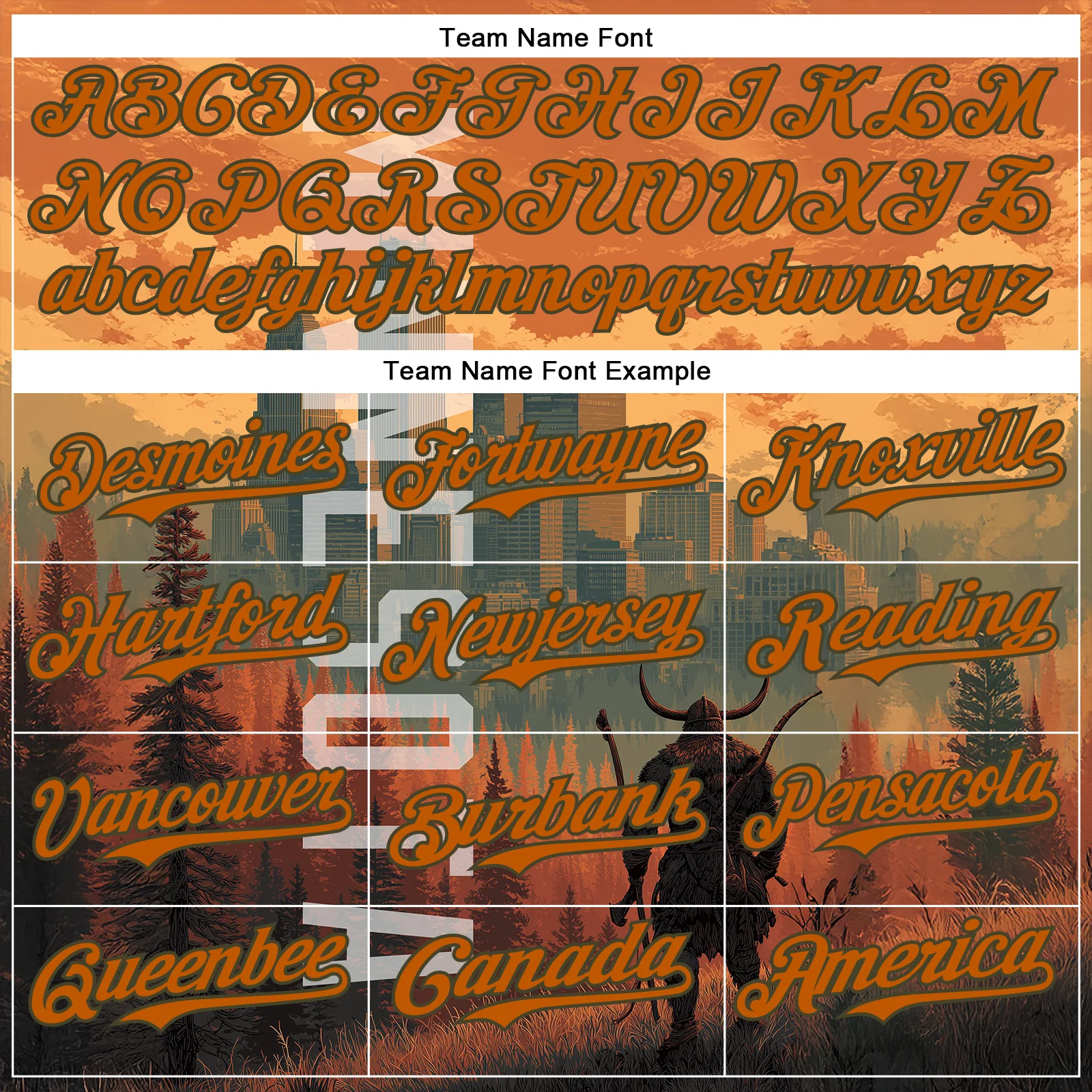 Custom Texas Orange Olive Minnesota Sunset Cityscape Vikings City Symbol Authentic Baseball Jersey - Image 4