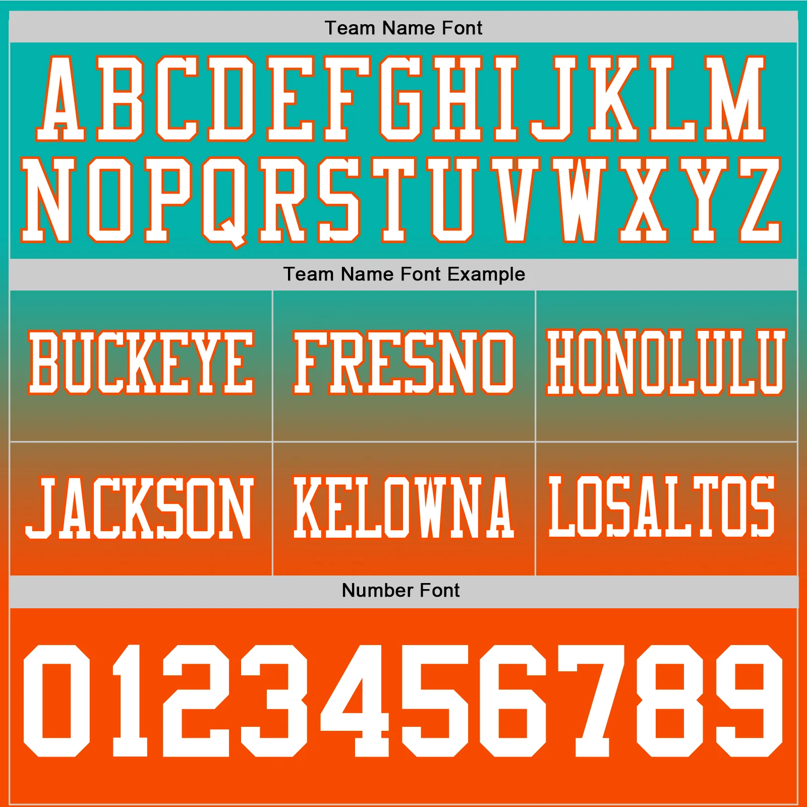 Custom Aqua White-Orange Authentic Fade Fashion Football Jersey - Image 3