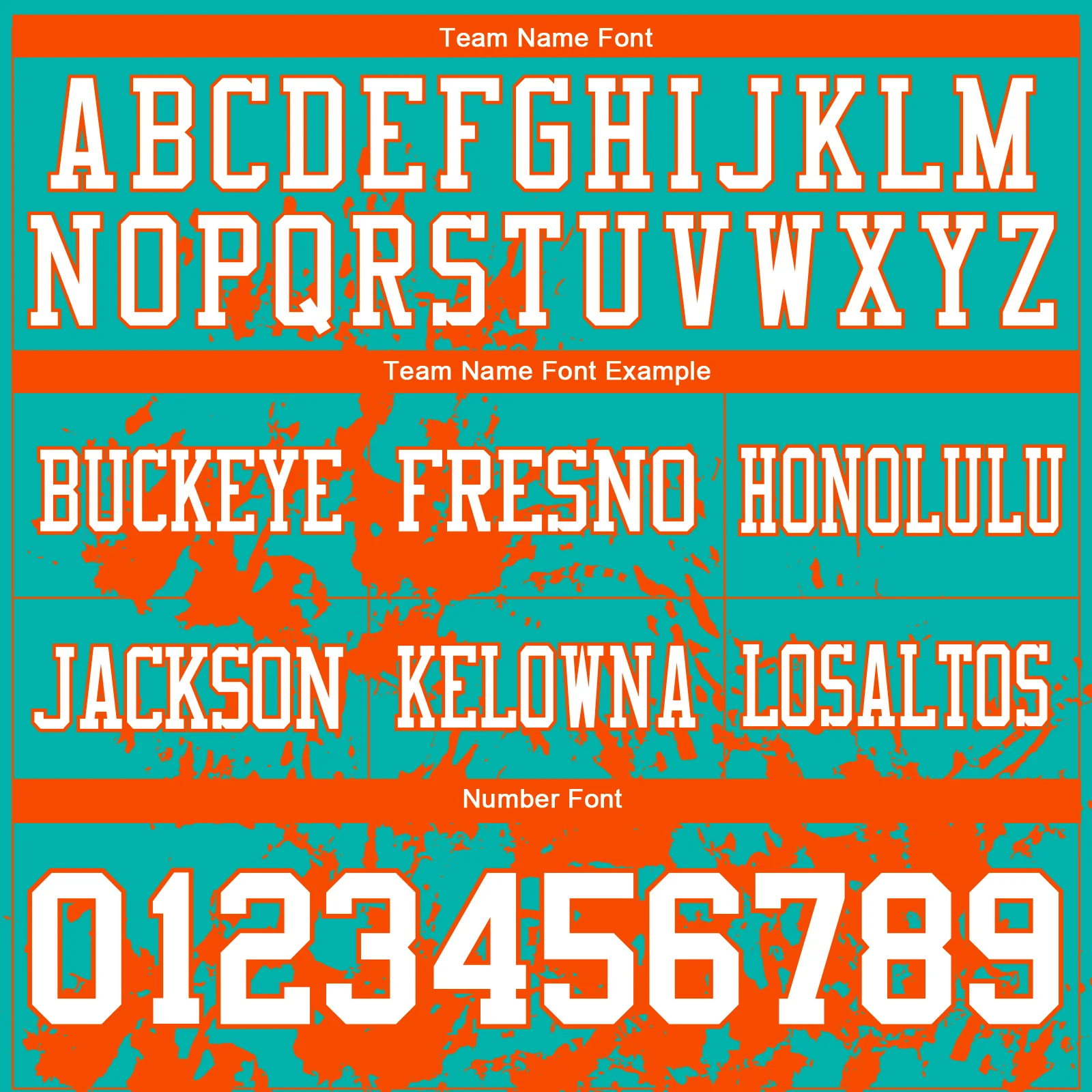 Custom Aqua White-Orange 3D Pattern Splash Authentic Football Jersey - Image 3