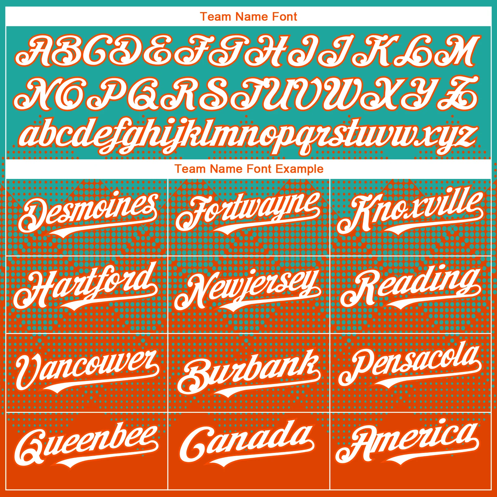 Custom Aqua White-Orange 3D Gradient Square Shape Authentic Baseball Jersey - Image 4