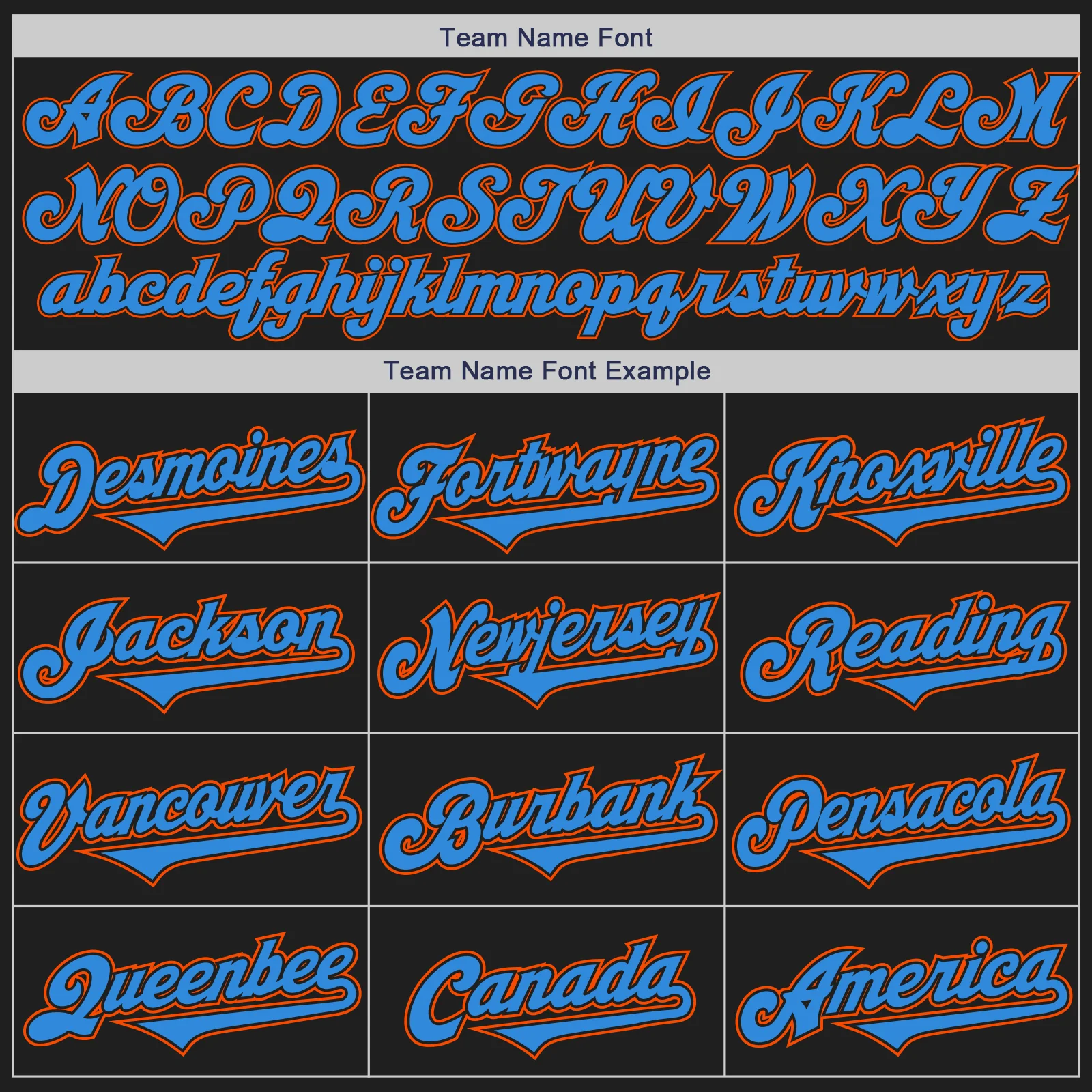 Custom Black Electric Blue-Orange Authentic Two Tone Baseball Jersey - Image 4