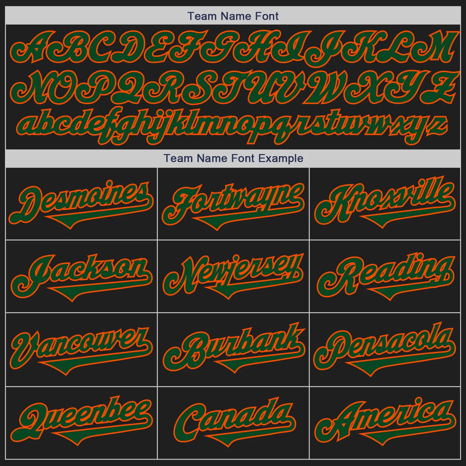 Custom Black Green-Orange Authentic Two Tone Baseball Jersey - Image 4