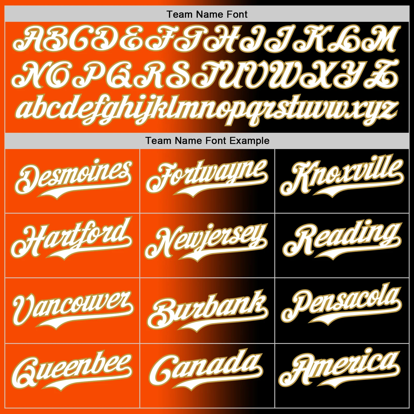 Custom Black White Orange-Old Gold Authentic Gradient Fashion Baseball Jersey - Image 4