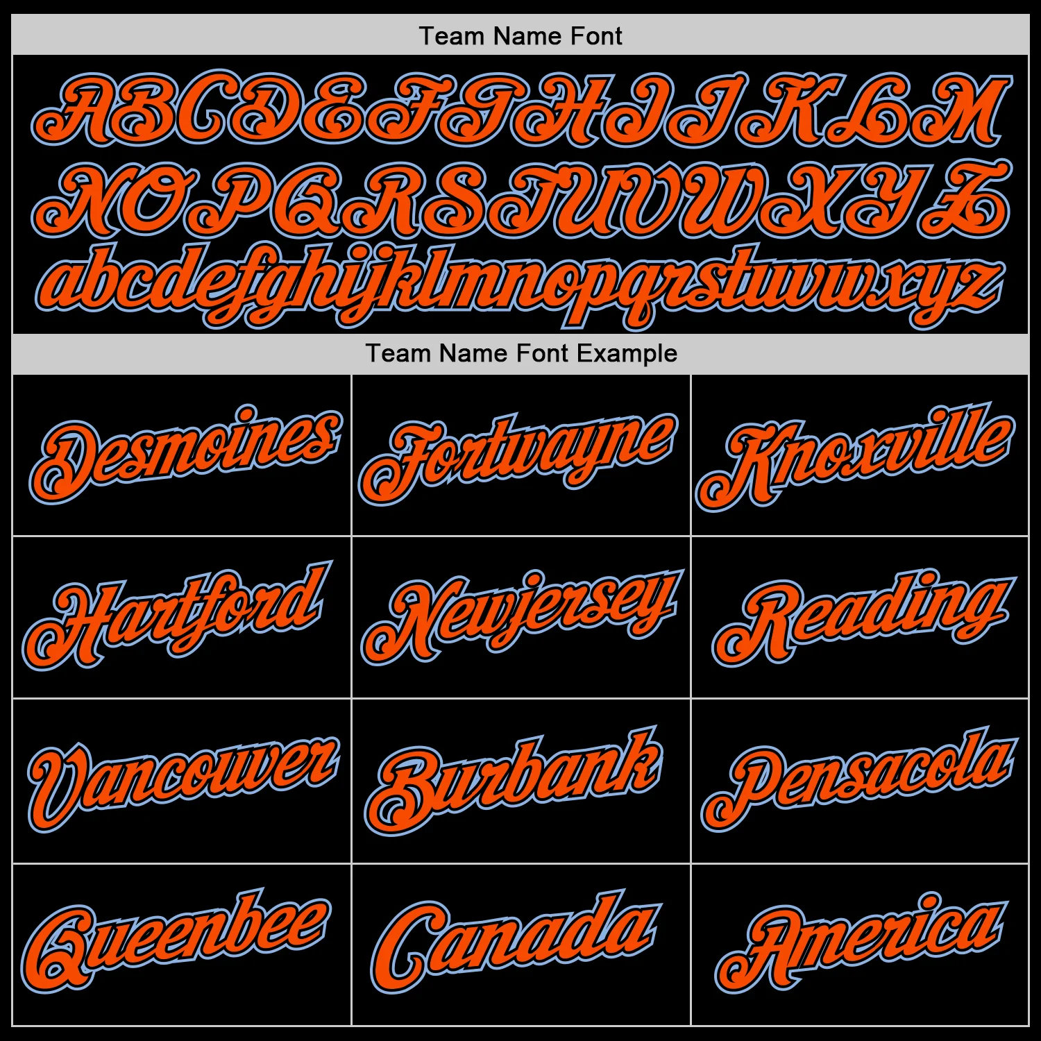 Custom Black Light Blue-Orange Authentic Throwback Basketball Jersey - Image 3