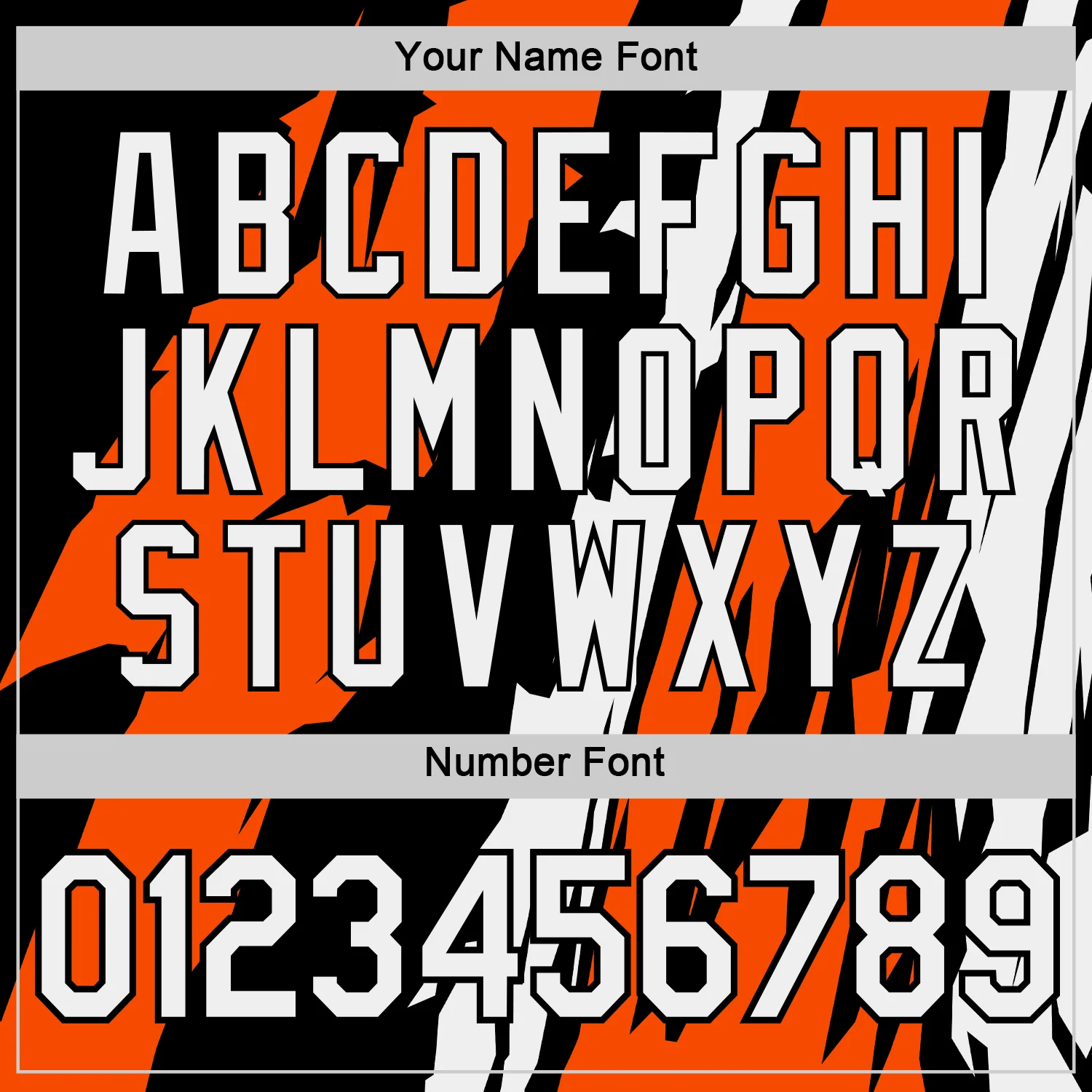 Custom Black White-Orange 3D Esports Performance T-Shirt - Image 4