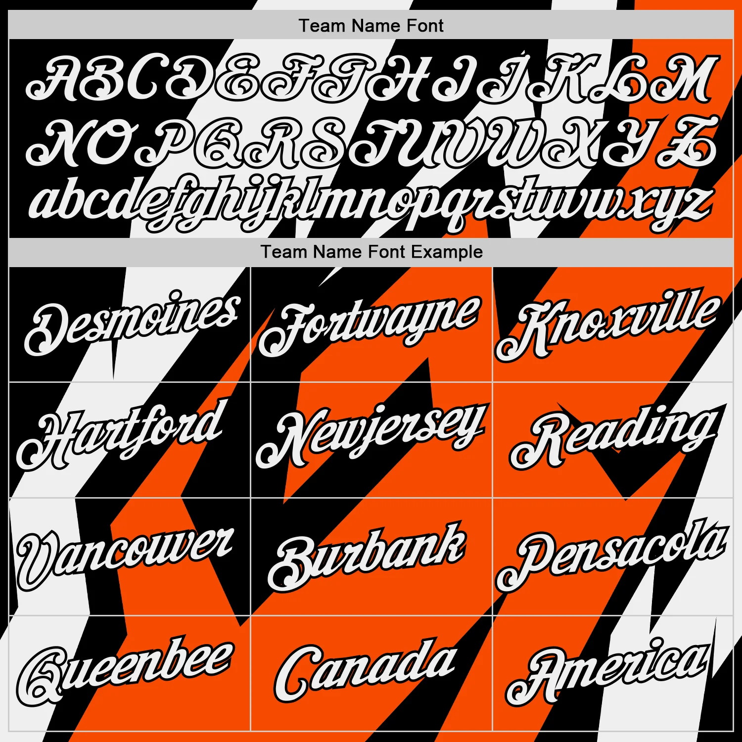 Custom Black White-Orange 3D Esports Performance T-Shirt - Image 3
