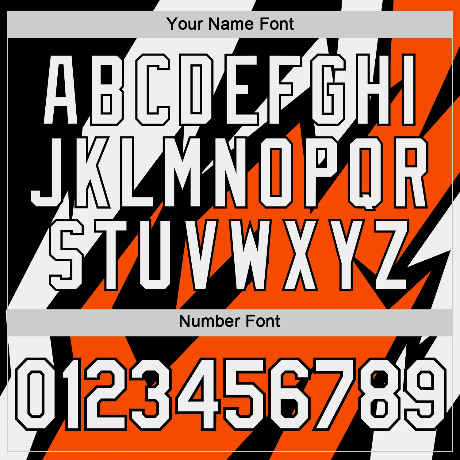 Custom Black White-Orange 3D Esports Performance T-Shirt - Image 4