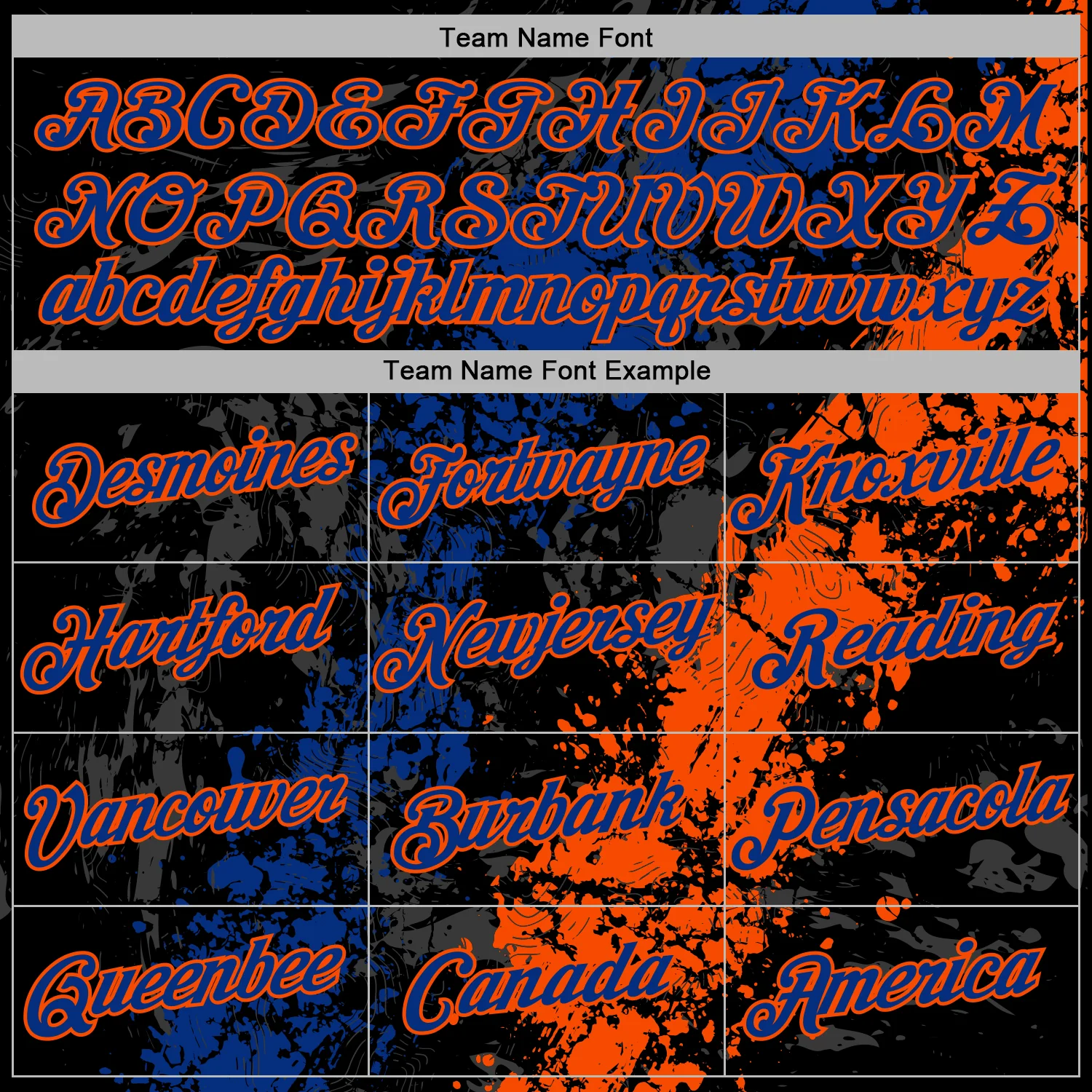 Custom Stitched Black Royal-Orange Splash Sports Pullover Sweatshirt Hoodie - Image 5