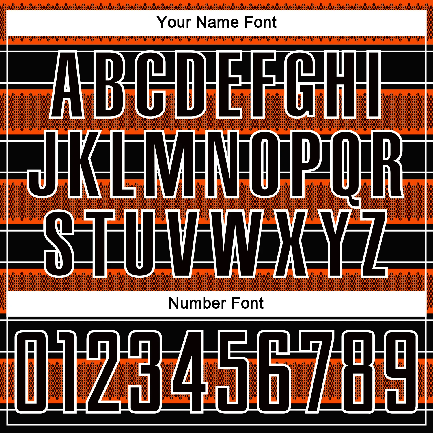 Custom Black Orange-White Geometric Shapes And Line Sublimation Soccer Uniform Jersey - Image 6