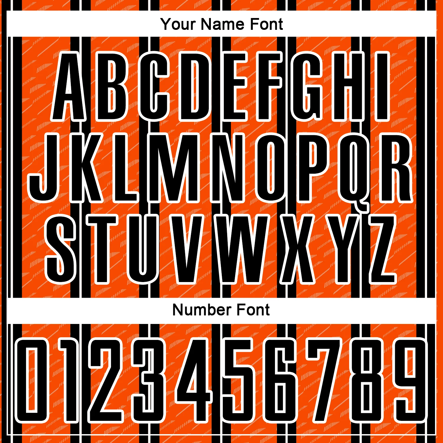 Custom Black Orange-White Line Sublimation Soccer Uniform Jersey - Image 6