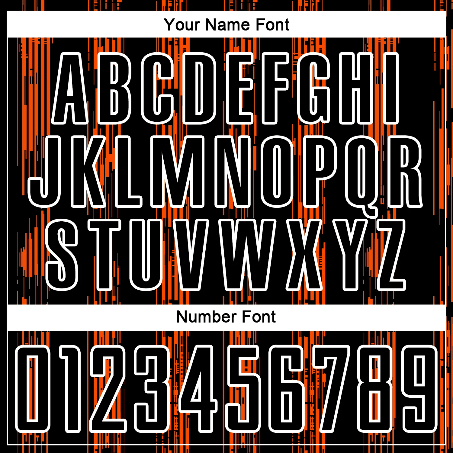 Custom Black Orange-White Line Sublimation Soccer Uniform Jersey - Image 6