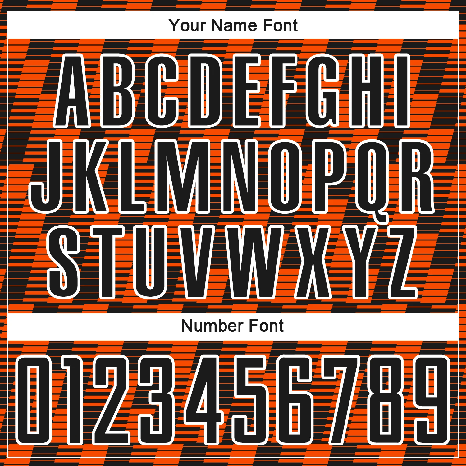 Custom Black Orange-White Line Sublimation Soccer Uniform Jersey - Image 6