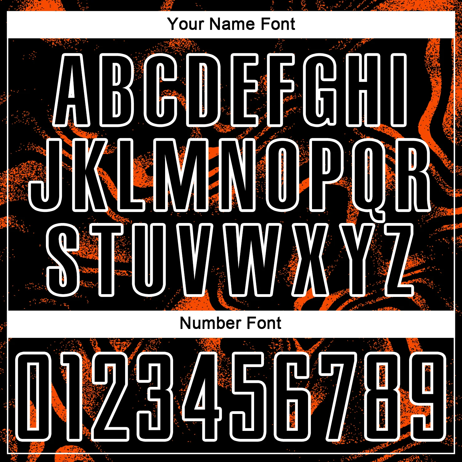 Custom Black Orange-White Abstract Liquid Sublimation Soccer Uniform Jersey - Image 6