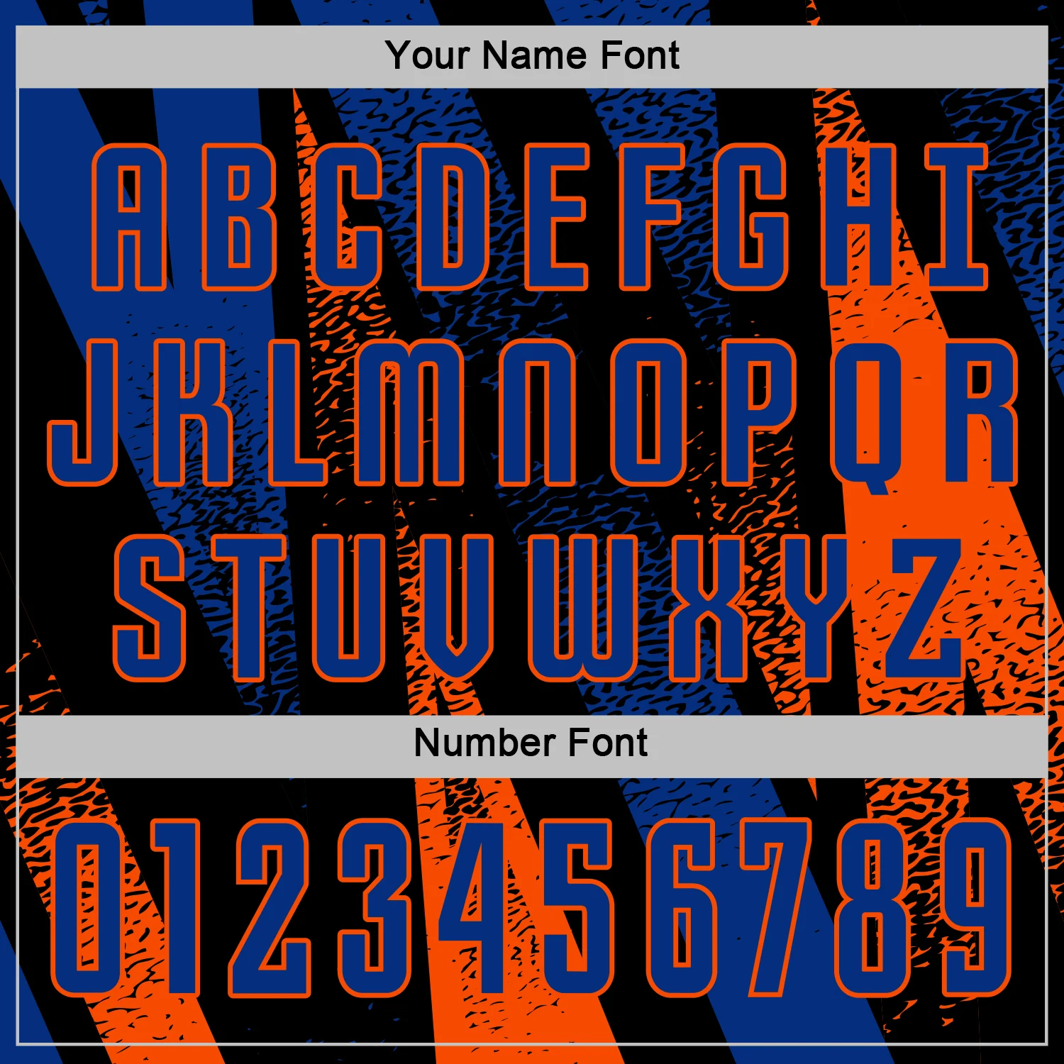 Custom Black Royal-Orange Radial Burst Sports Sublimation Soccer Uniform Jersey - Image 6