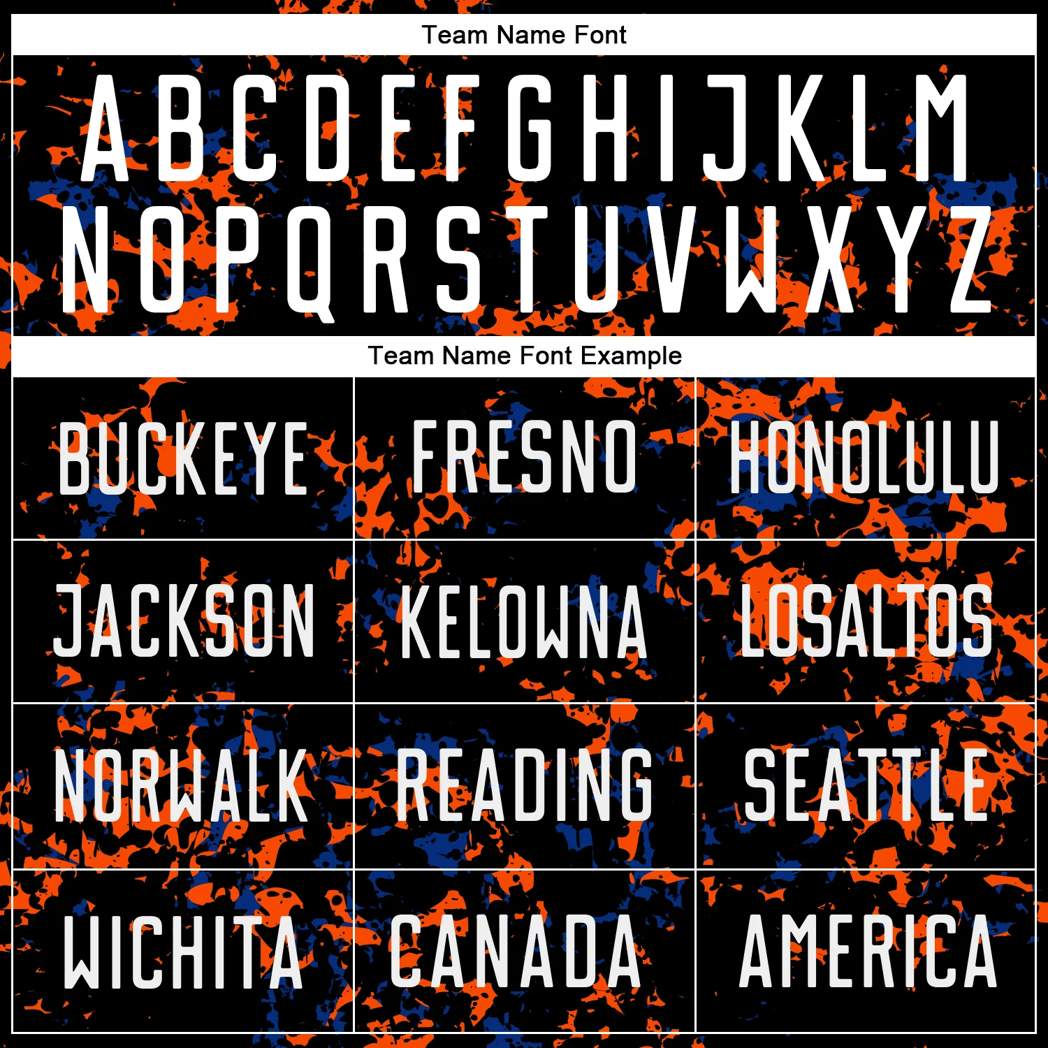 Custom Black Orange-Royal Abstract Fragment Art Sublimation Soccer Uniform Jersey - Image 5