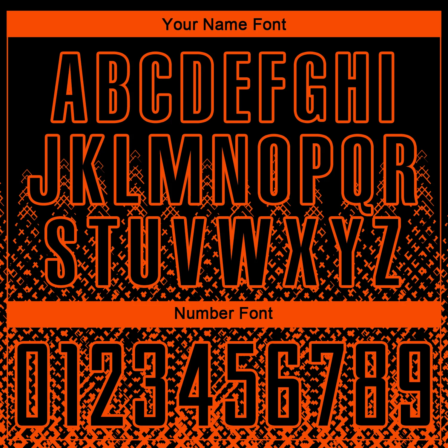 Custom Black Orange Geometric Shape Sublimation Soccer Uniform Jersey - Image 6