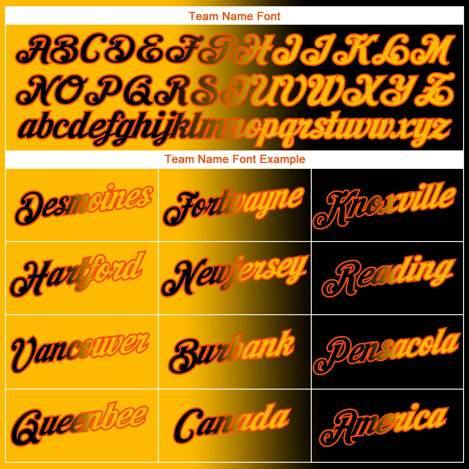 Custom Black Gold-Orange Gradient Fashion Performance T-Shirt - Image 3