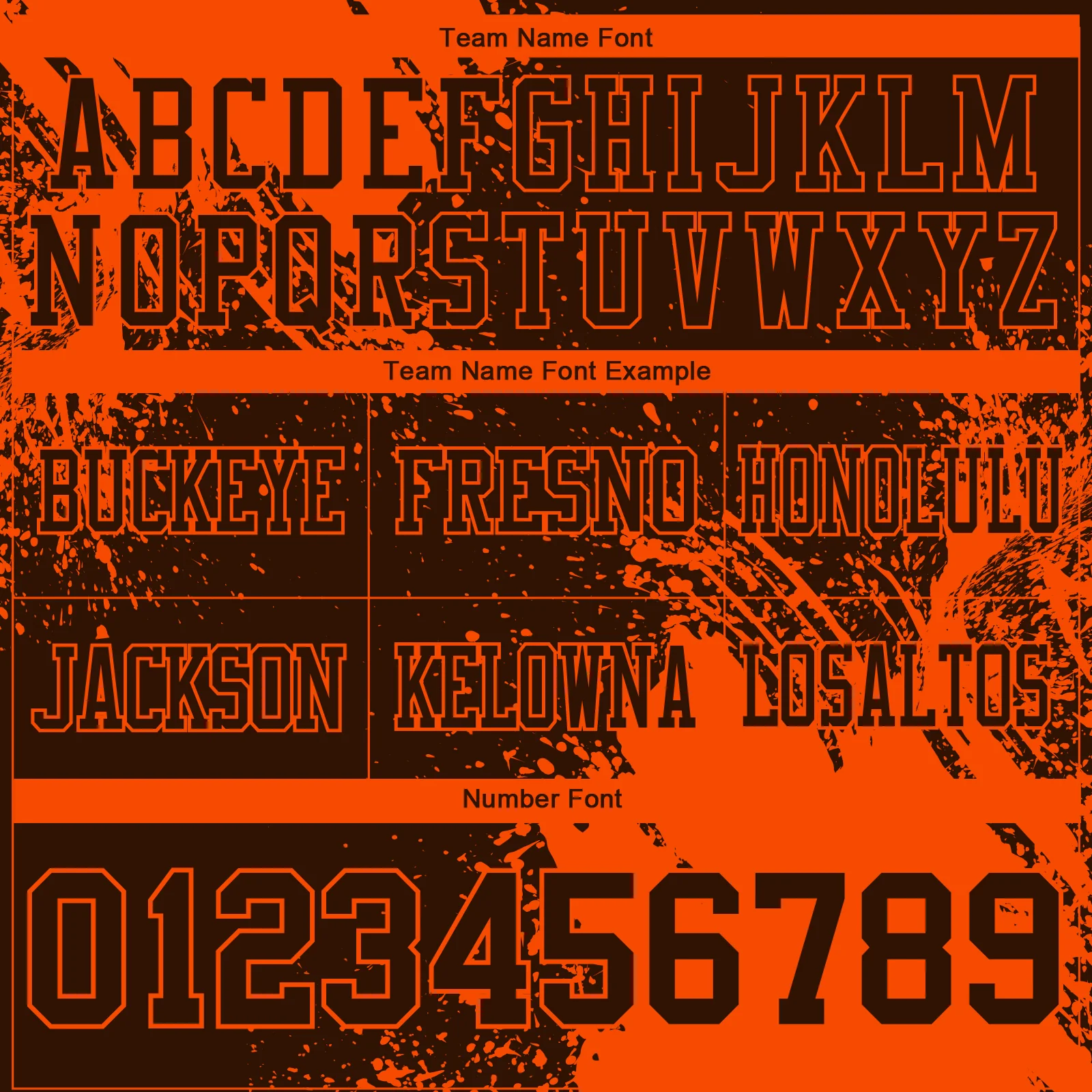 Custom Brown Orange 3D Pattern Abstract Brush Stroke Authentic Football Jersey - Image 3