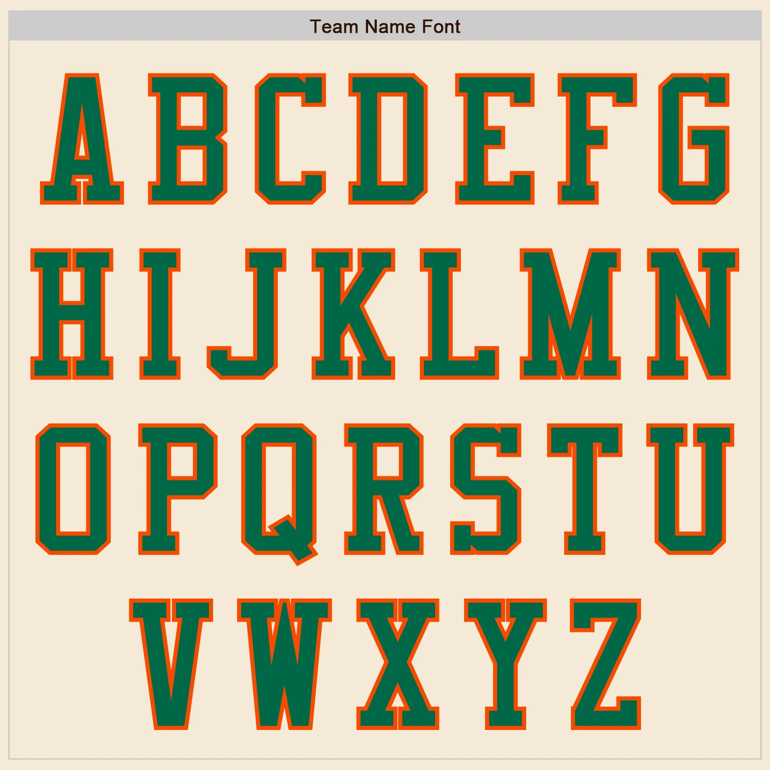 Custom Cream Kelly Green-Orange Authentic Baseball Jersey - Image 3
