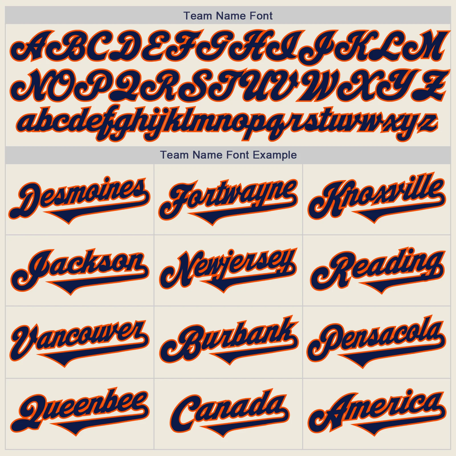 Custom Cream Navy-Orange Authentic Two Tone Baseball Jersey - Image 4