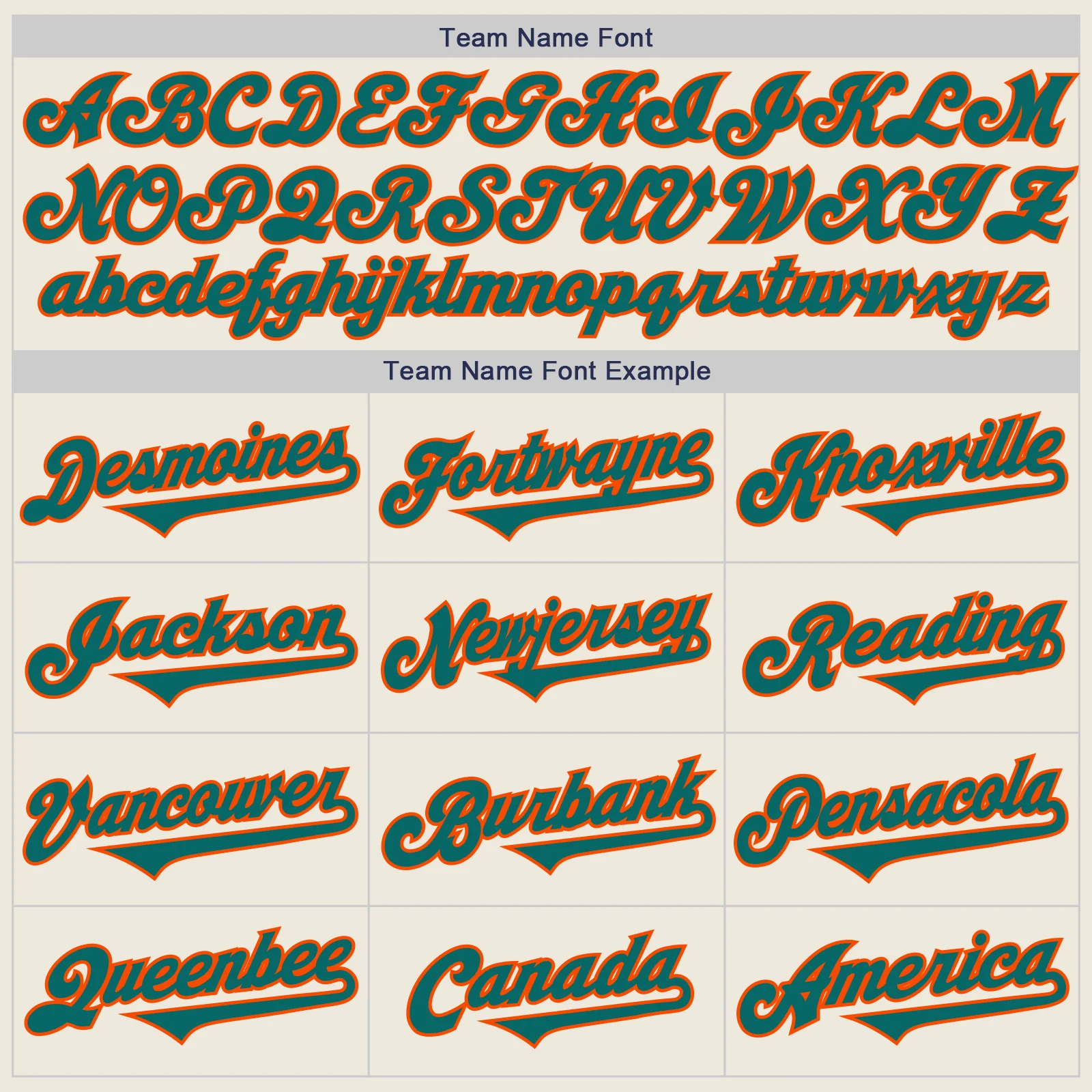 Custom Cream Teal-Orange Authentic Two Tone Baseball Jersey - Image 4