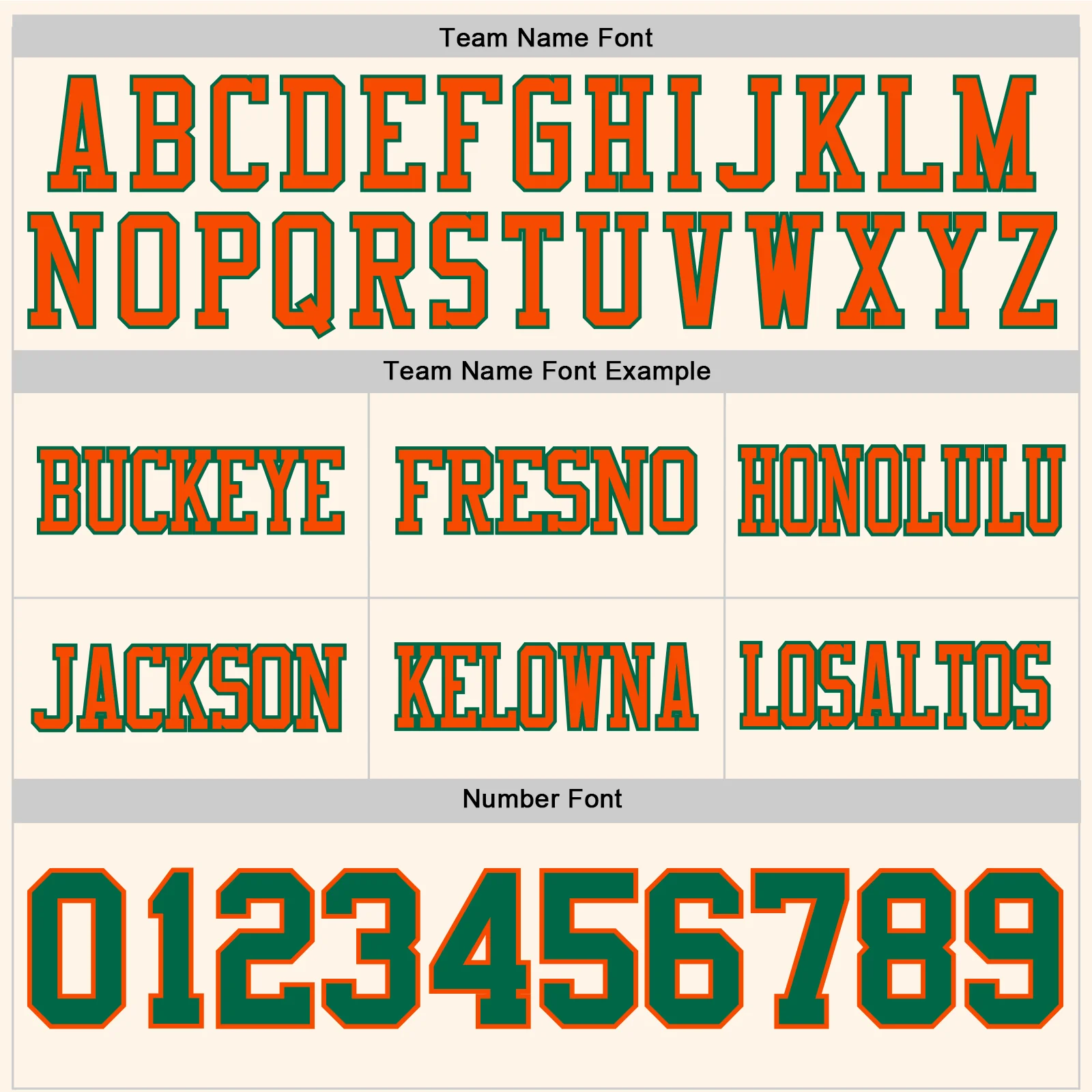 Custom Cream Kelly Green-Orange Authentic Football Jersey - Image 4