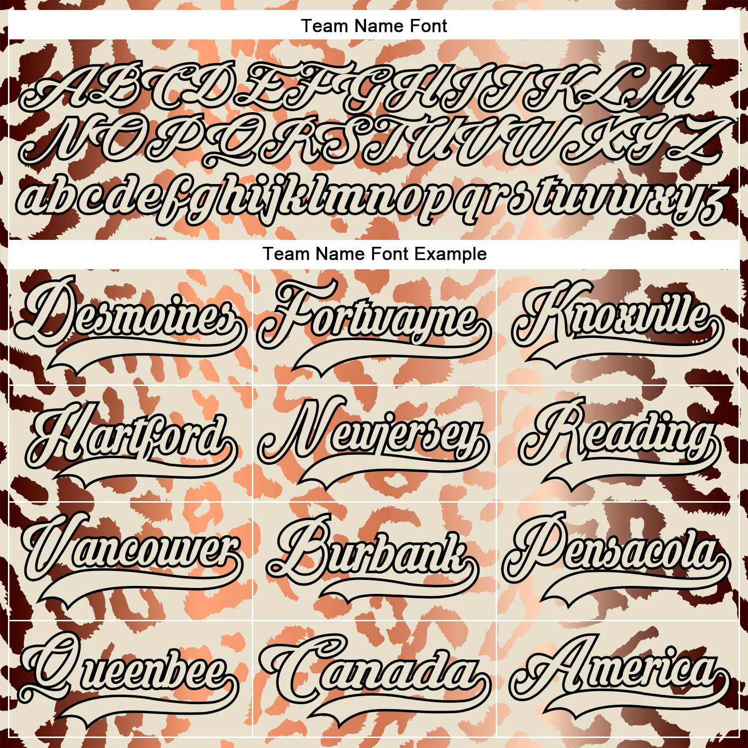 Custom Cream Orange Black-White Leopard Print Hockey Lace Neck Jersey - Image 6