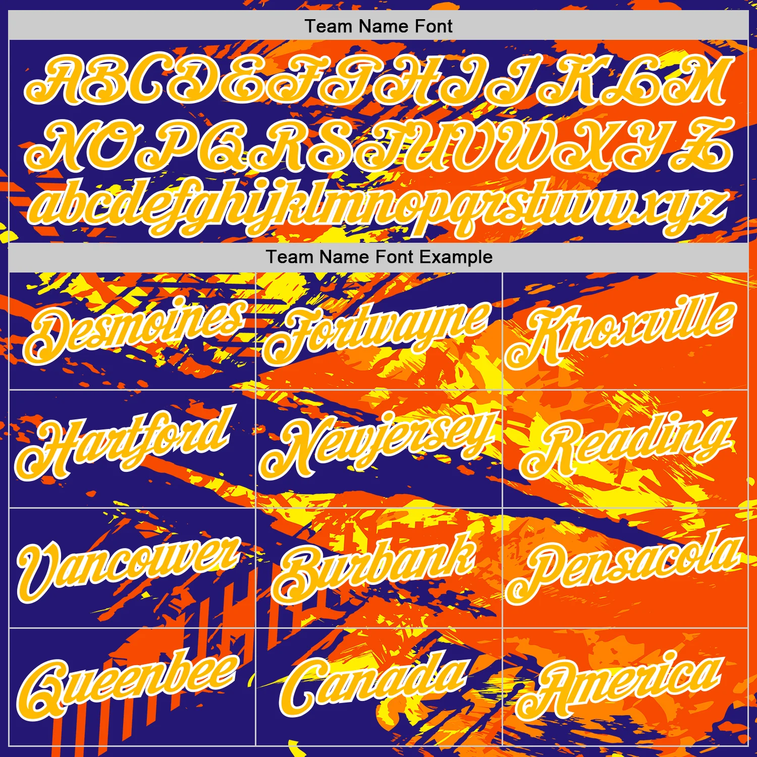 Custom Dark Purple Gold-Orange 3D Esports Performance T-Shirt - Image 3