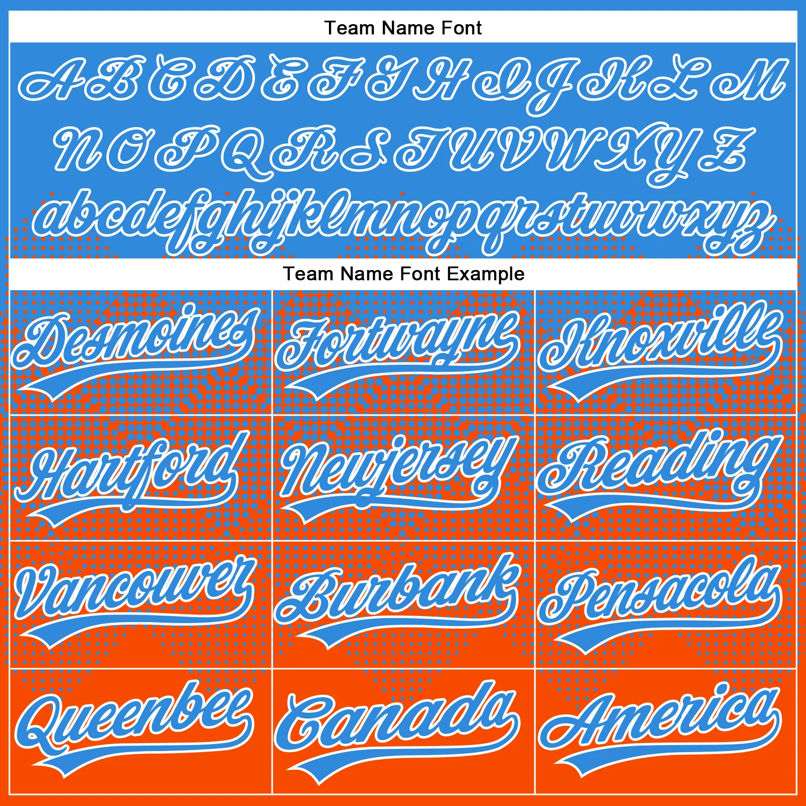 Custom Electric Blue Orange-White 3D Gradient Square Shape Two-Button Unisex Softball Jersey - Image 4