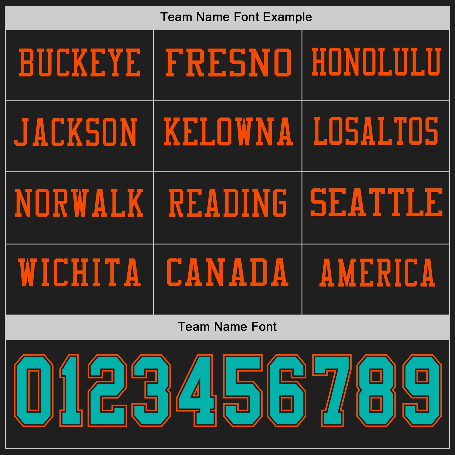 Custom Black Aqua-Orange Long Sleeve Authentic Football Jersey - Image 3