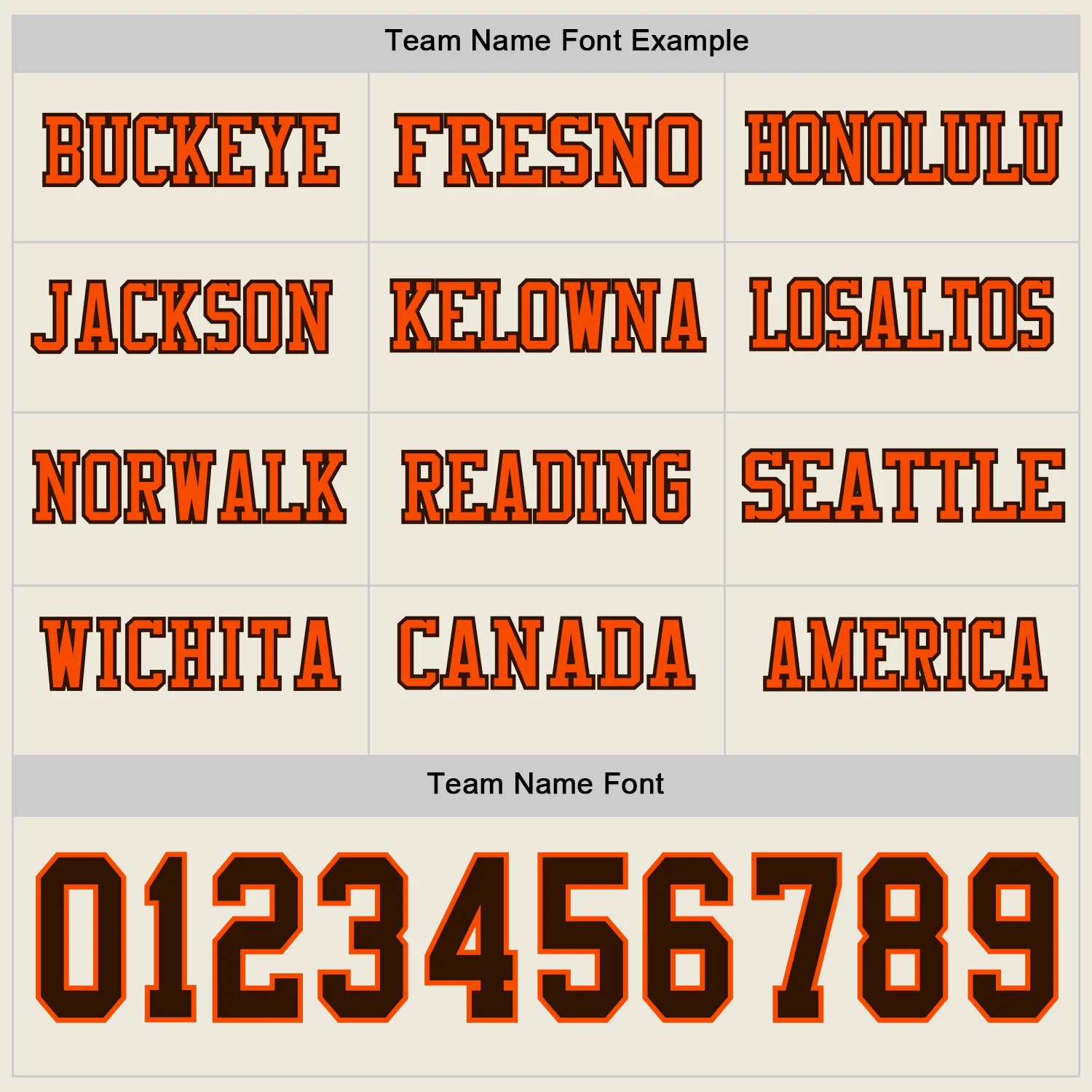 Custom Cream Brown-Orange Long Sleeve Authentic Football Jersey - Image 3