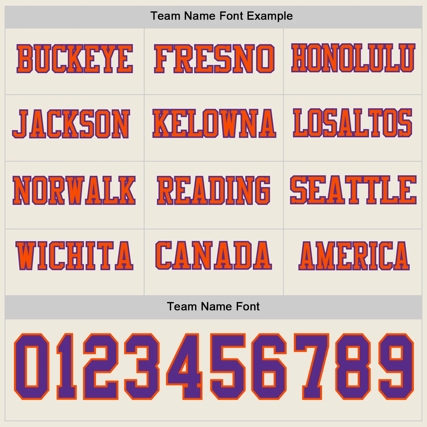 Custom Cream Purple-Orange Long Sleeve Authentic Football Jersey - Image 3