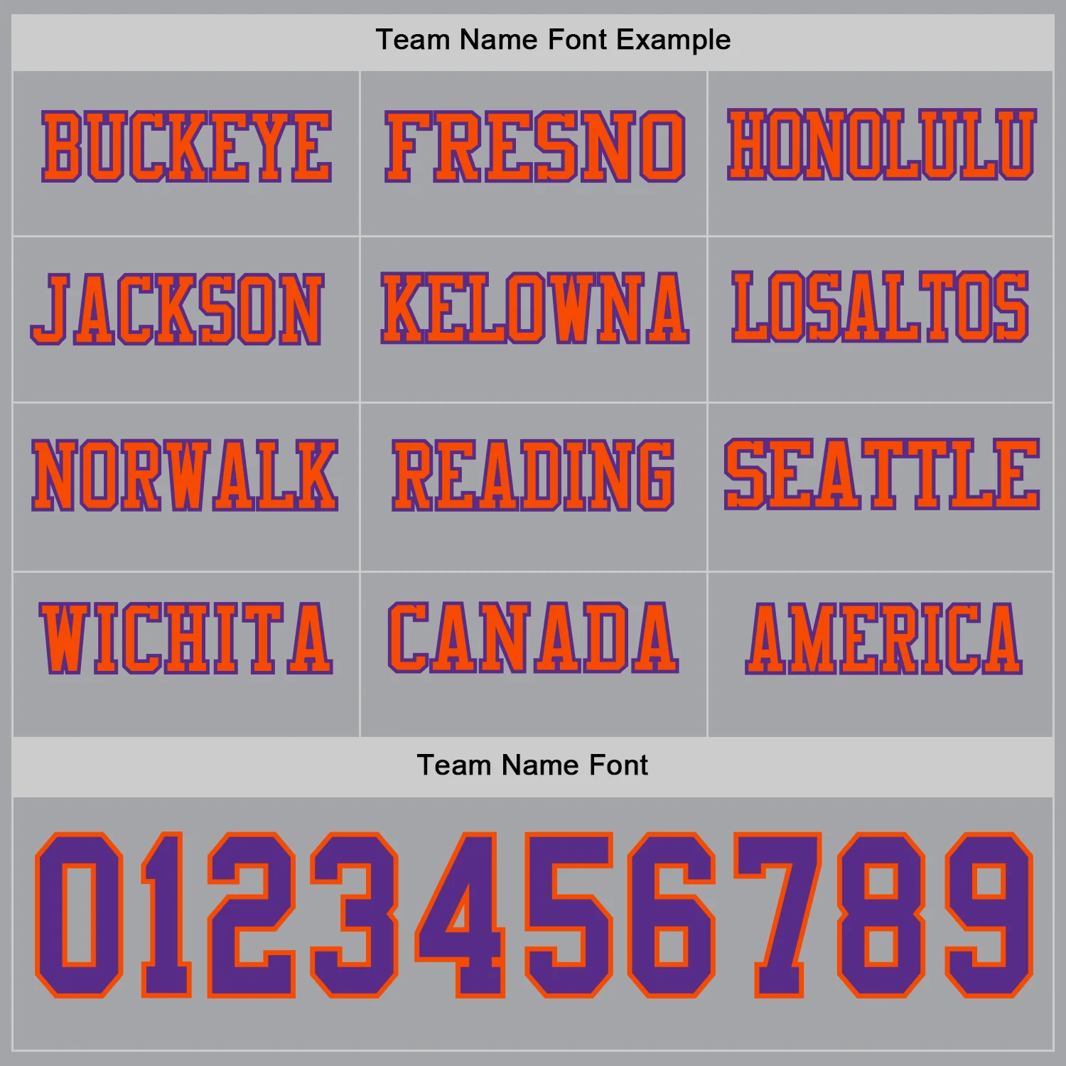Custom Gray Purple-Orange Long Sleeve Authentic Football Jersey - Image 3