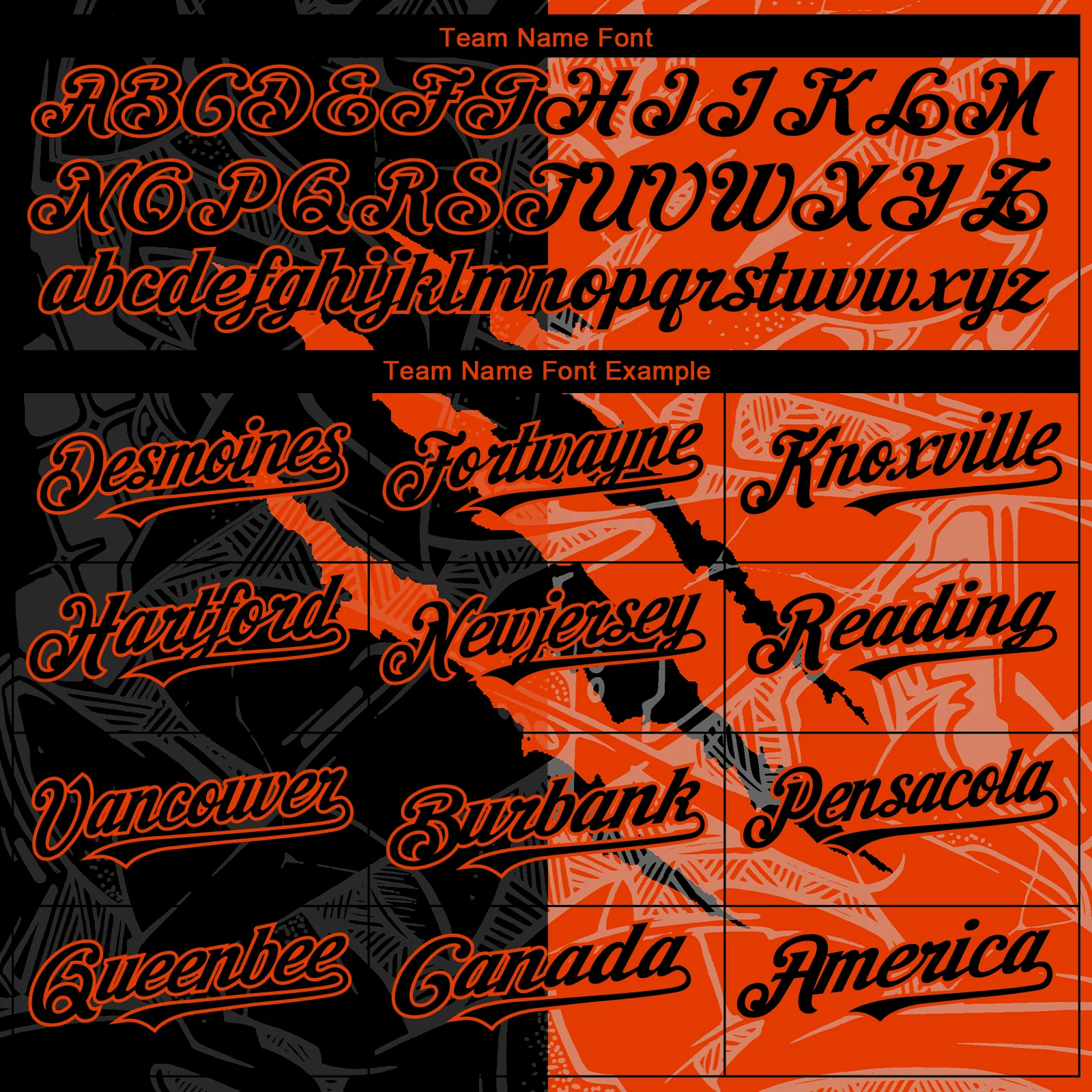 Custom Graffiti Pattern Black-Orange 3D Scratch Authentic Baseball Jersey - Image 4