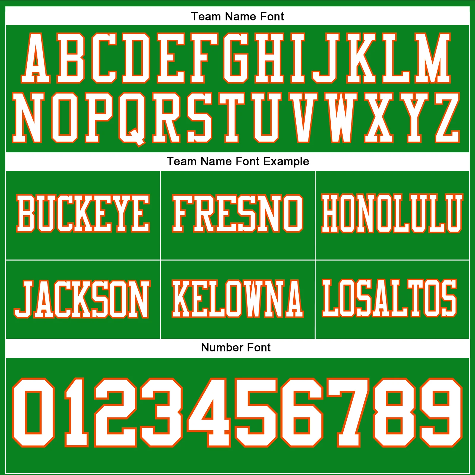 Custom Grass Green White-Orange Authentic Football Jersey - Image 4