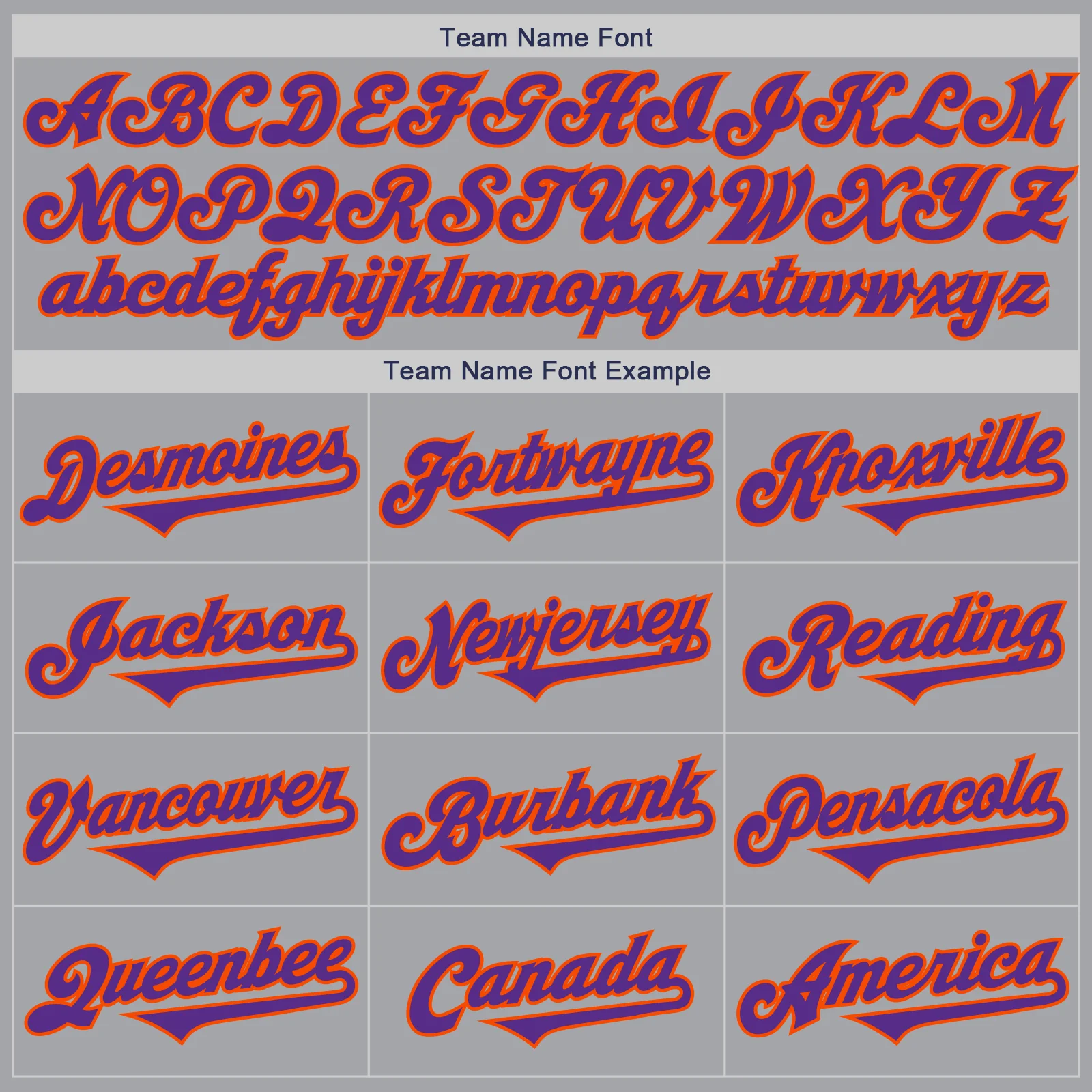 Custom Gray Purple-Orange Authentic Two Tone Baseball Jersey - Image 4
