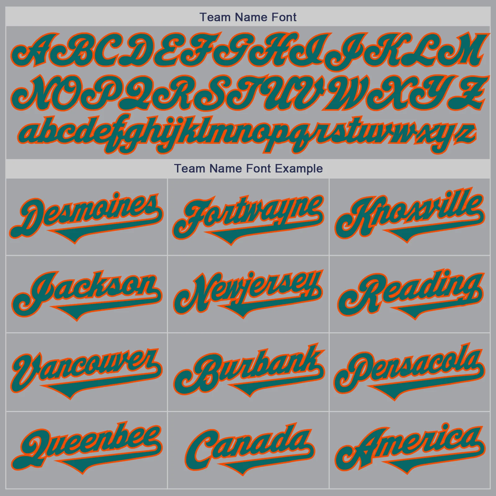 Custom Gray Teal-Orange Authentic Two Tone Baseball Jersey - Image 4