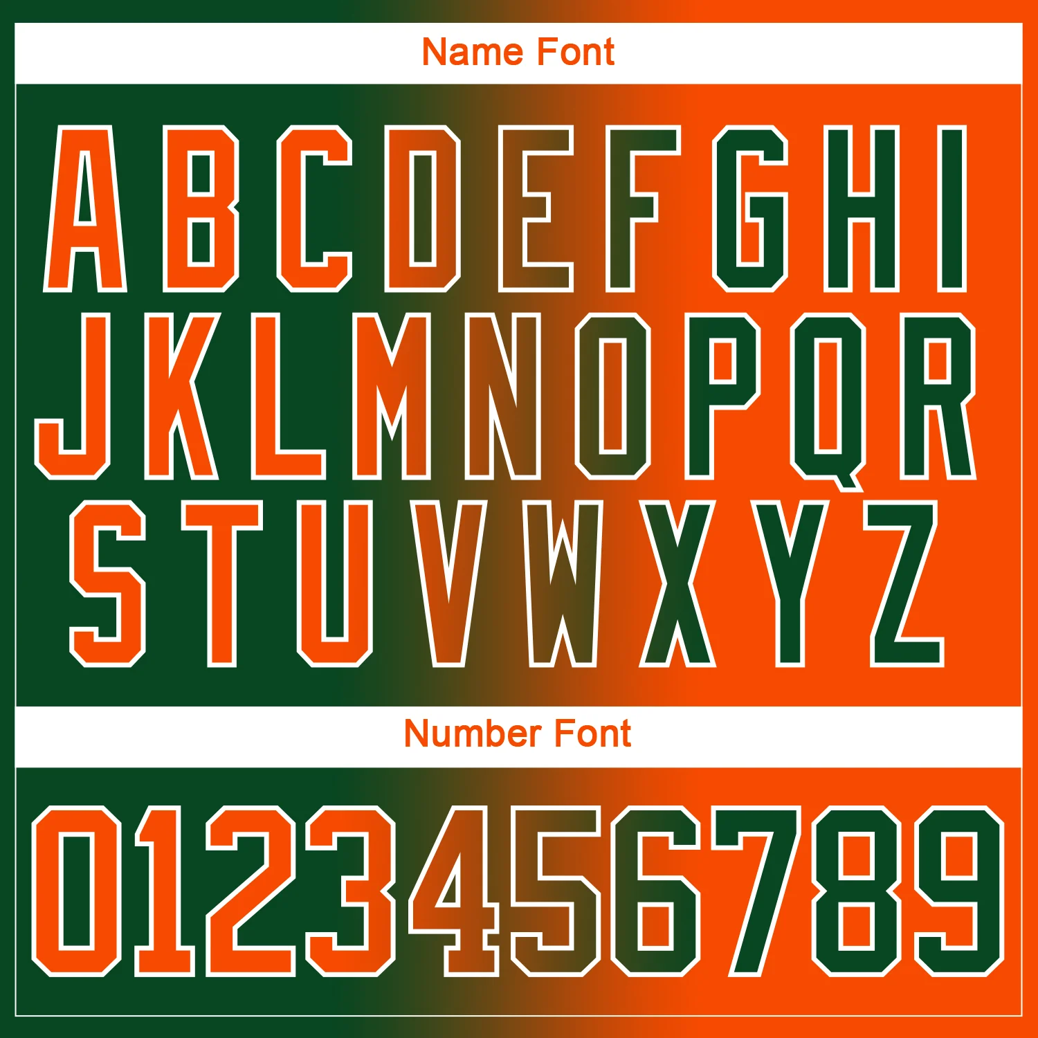 Custom Green Orange-White Gradient Fashion Hockey Lace Neck Jersey - Image 6