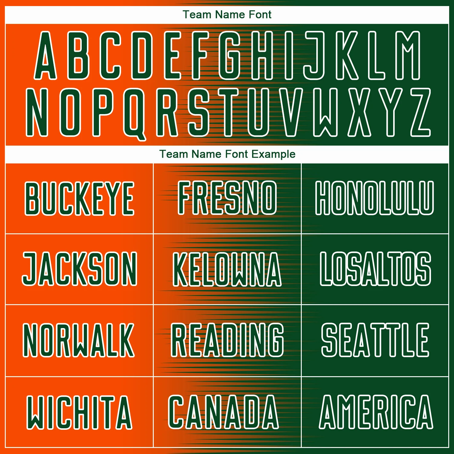 Custom Green Orange-White Gradient Line Sublimation Soccer Uniform Jersey - Image 5