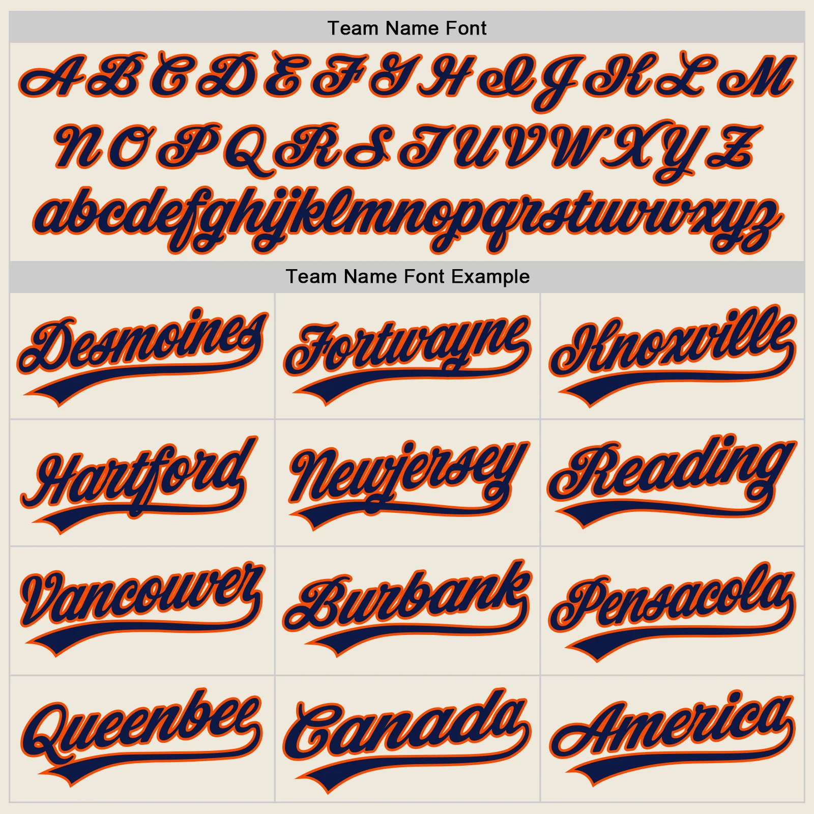 Custom Stitched Cream Navy-Orange Baseball Pullover Sweatshirt Hoodie - Image 3