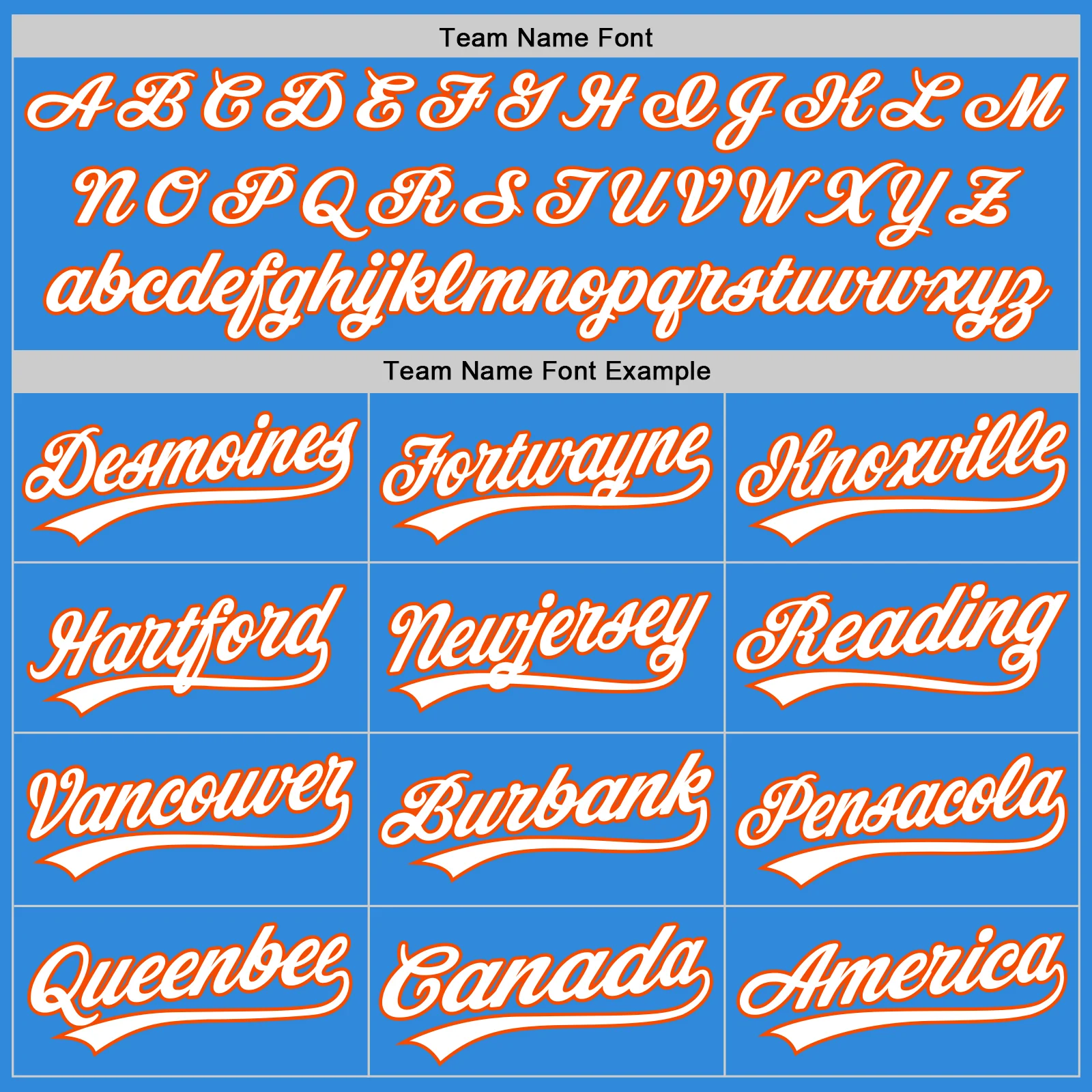 Custom Stitched Powder Blue White-Orange Baseball Pullover Sweatshirt Hoodie - Image 3