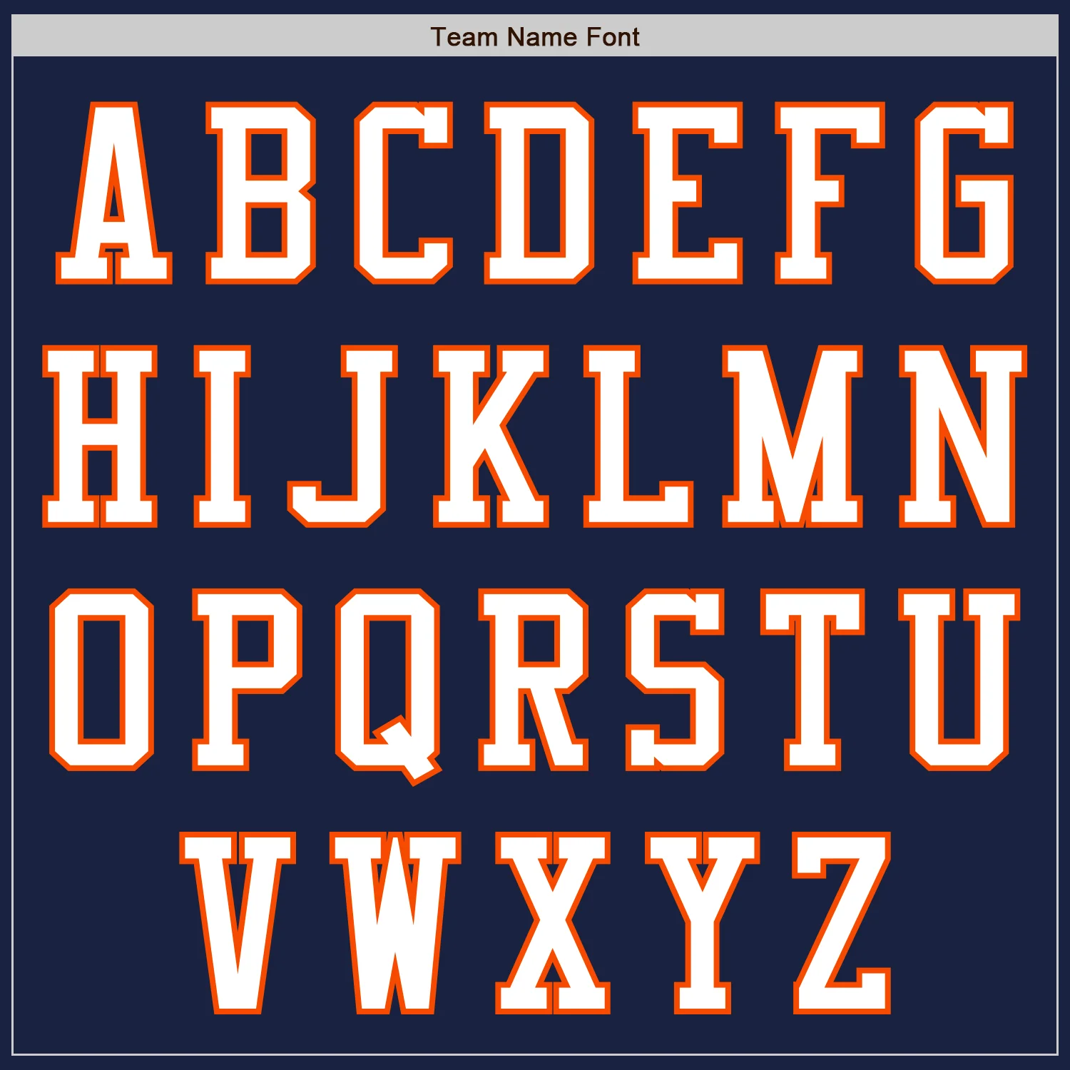 Custom Navy White-Orange Authentic Baseball Jersey - Image 3