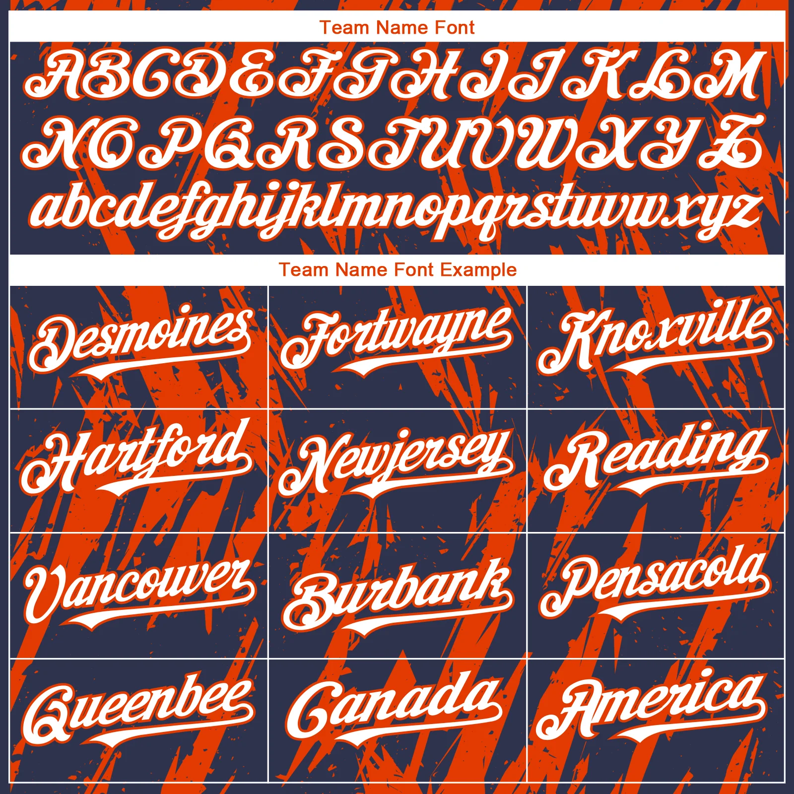 Custom Navy White-Orange Splatter Torn Sharp Brush Stroke Authentic Baseball Jersey - Image 4