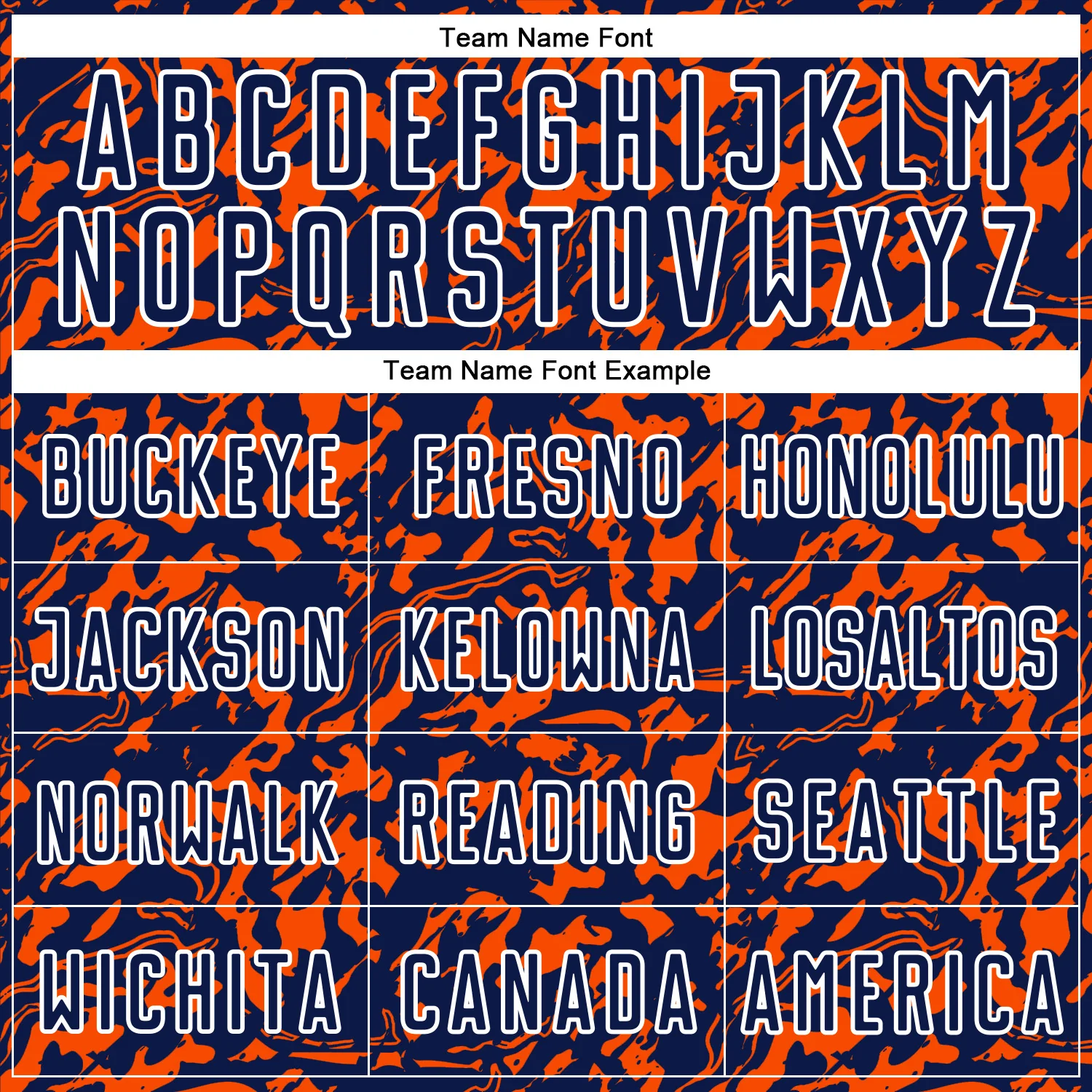 Custom Navy Orange-White Liquid Fluid Pattern Sports Sublimation Soccer Uniform Jersey - Image 5