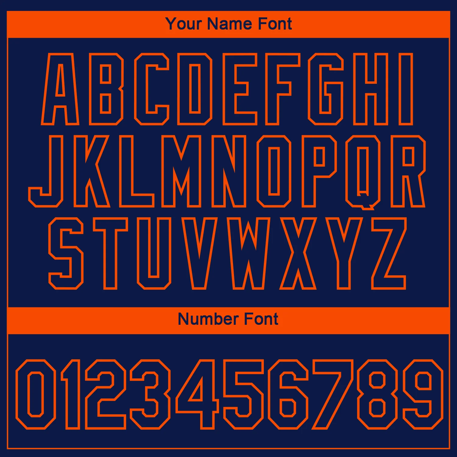 Custom Navy Orange 3D Houston City Edition Fade Fashion Performance T-Shirt - Image 4